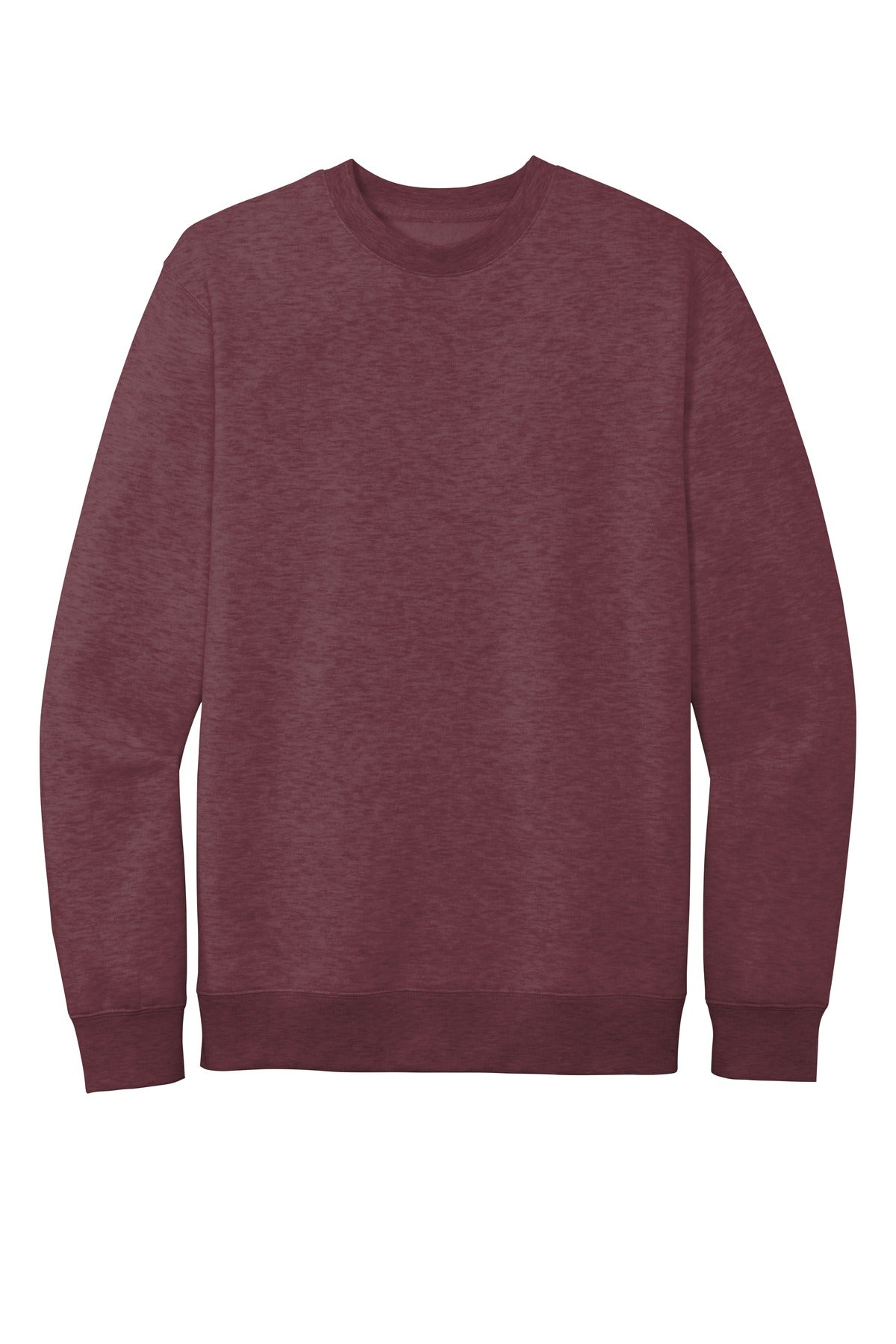 District VITFleece Crew DT6104 front flat image.