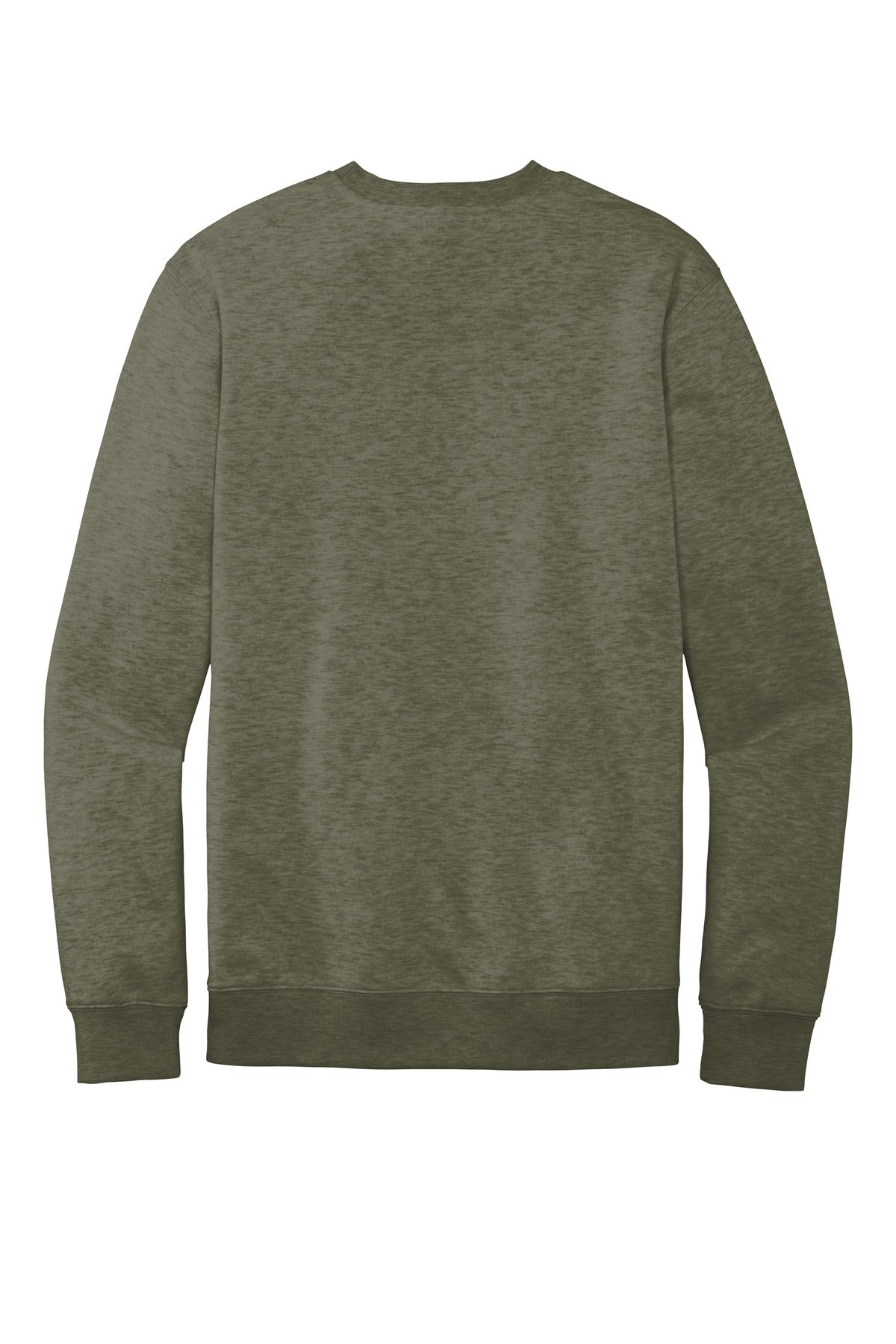 District VITFleece Crew DT6104 back flat image.