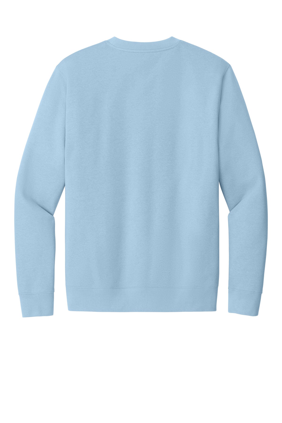 District VITFleece Crew DT6104 back flat image.