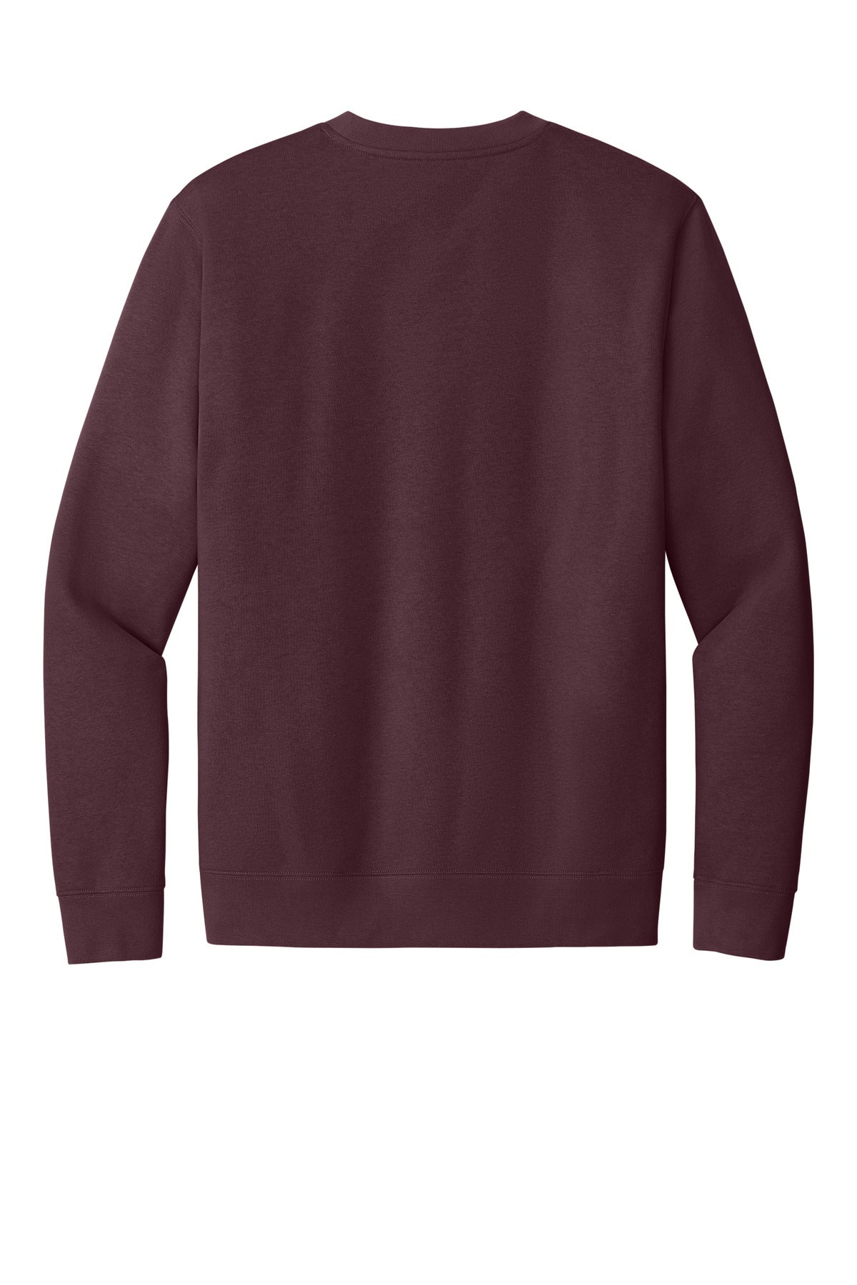 District VITFleece Crew DT6104 back flat image.
