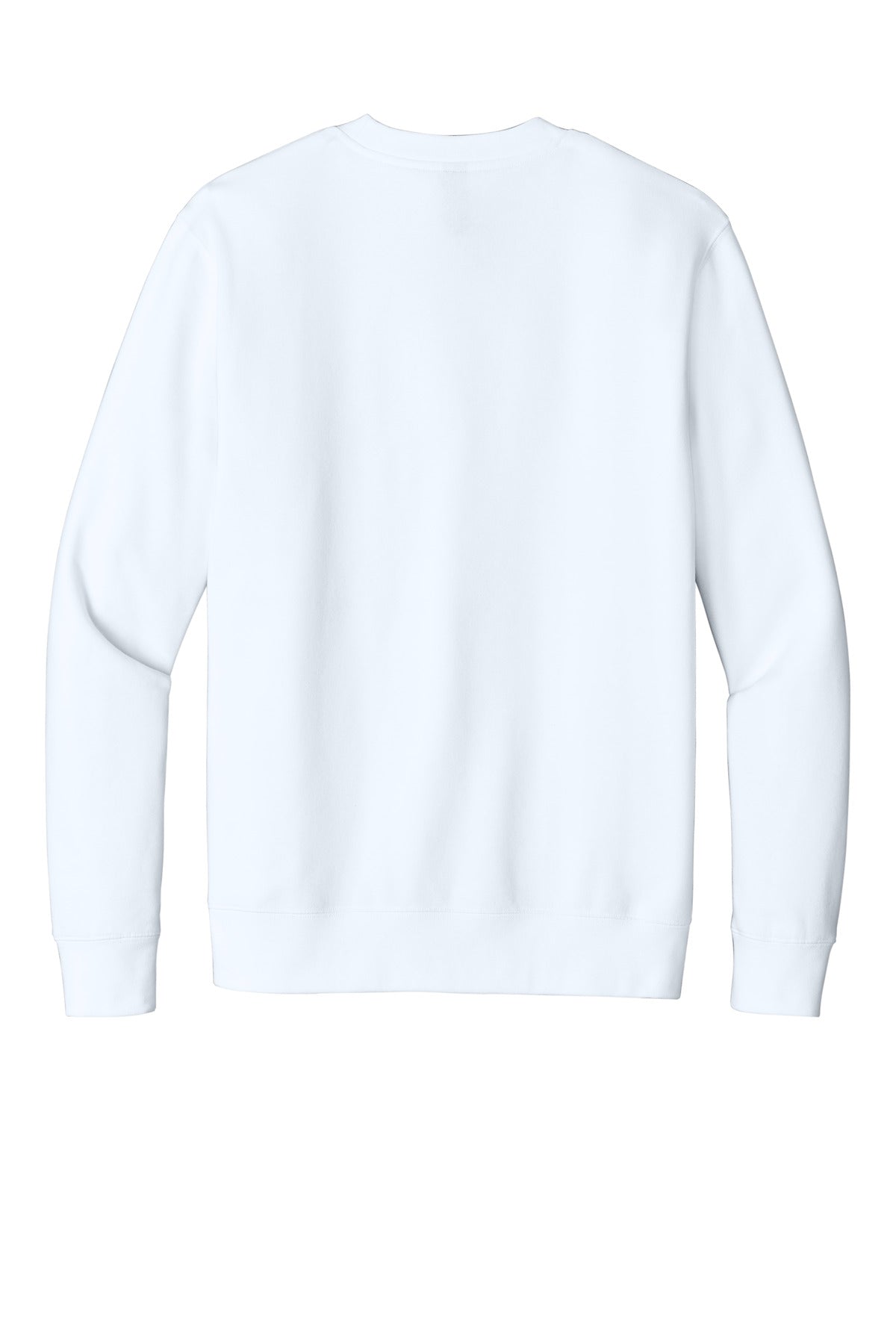 District VITFleece Crew DT6104 back flat image.