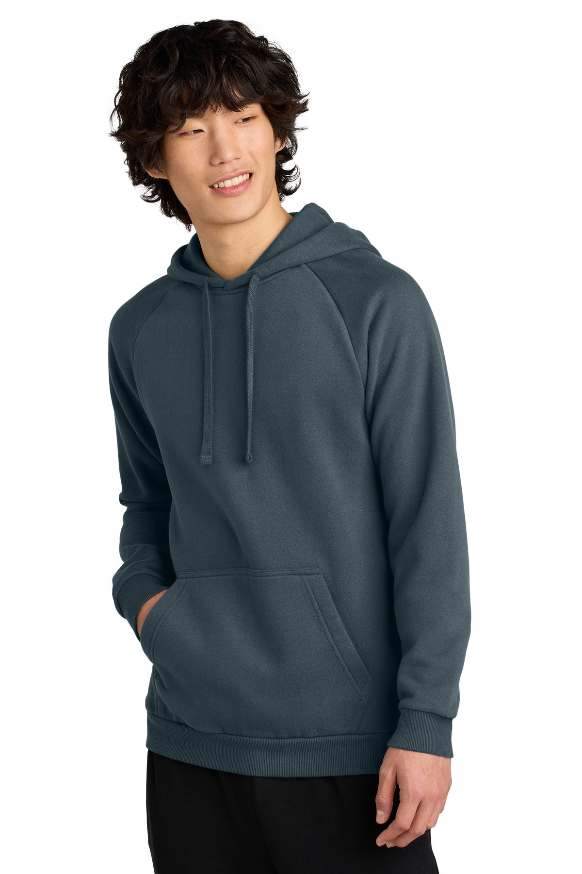 District Cloud Fleece Hoodie DT7800 front model image.