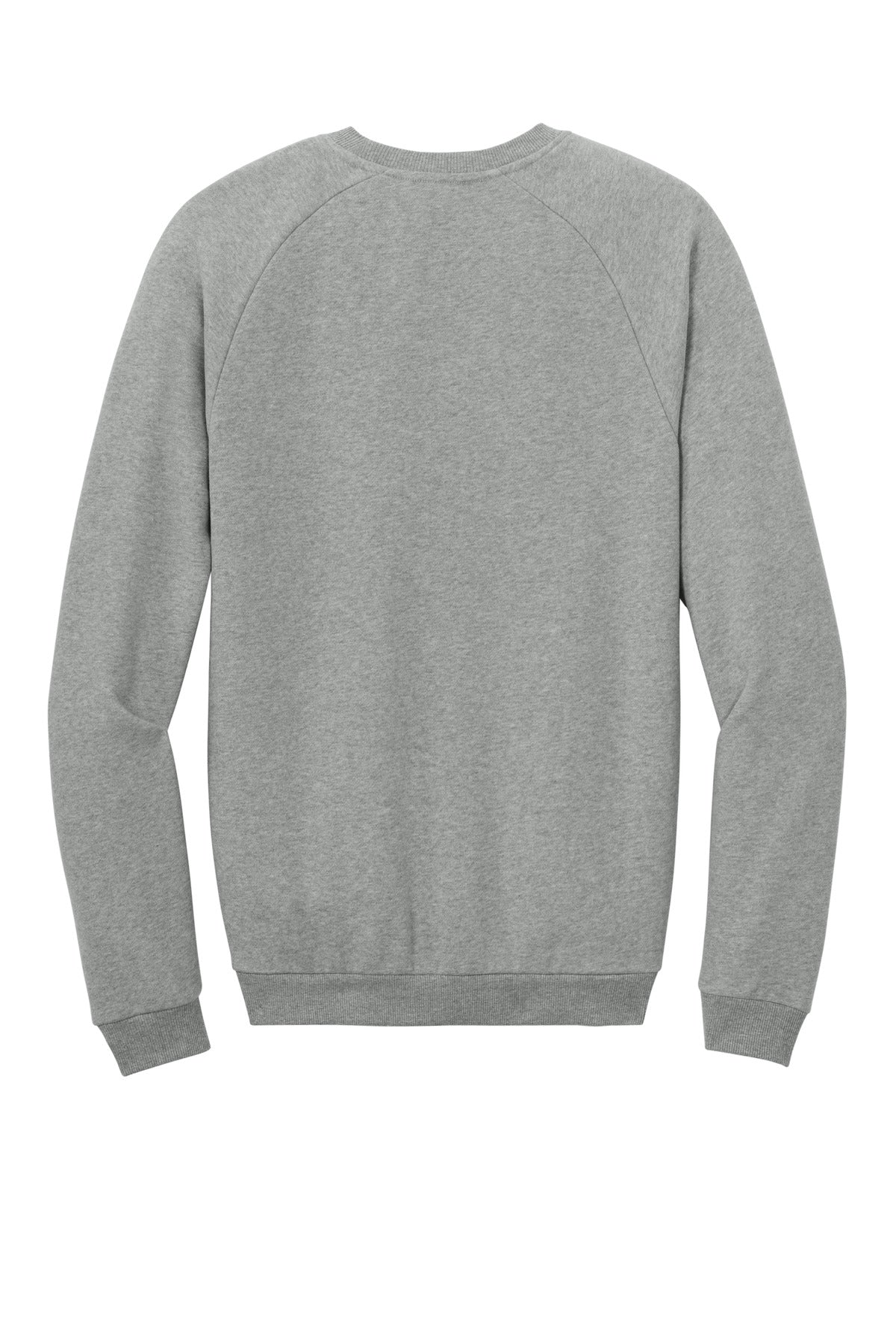 District Cloud Fleece Crew DT7804 back flat image.