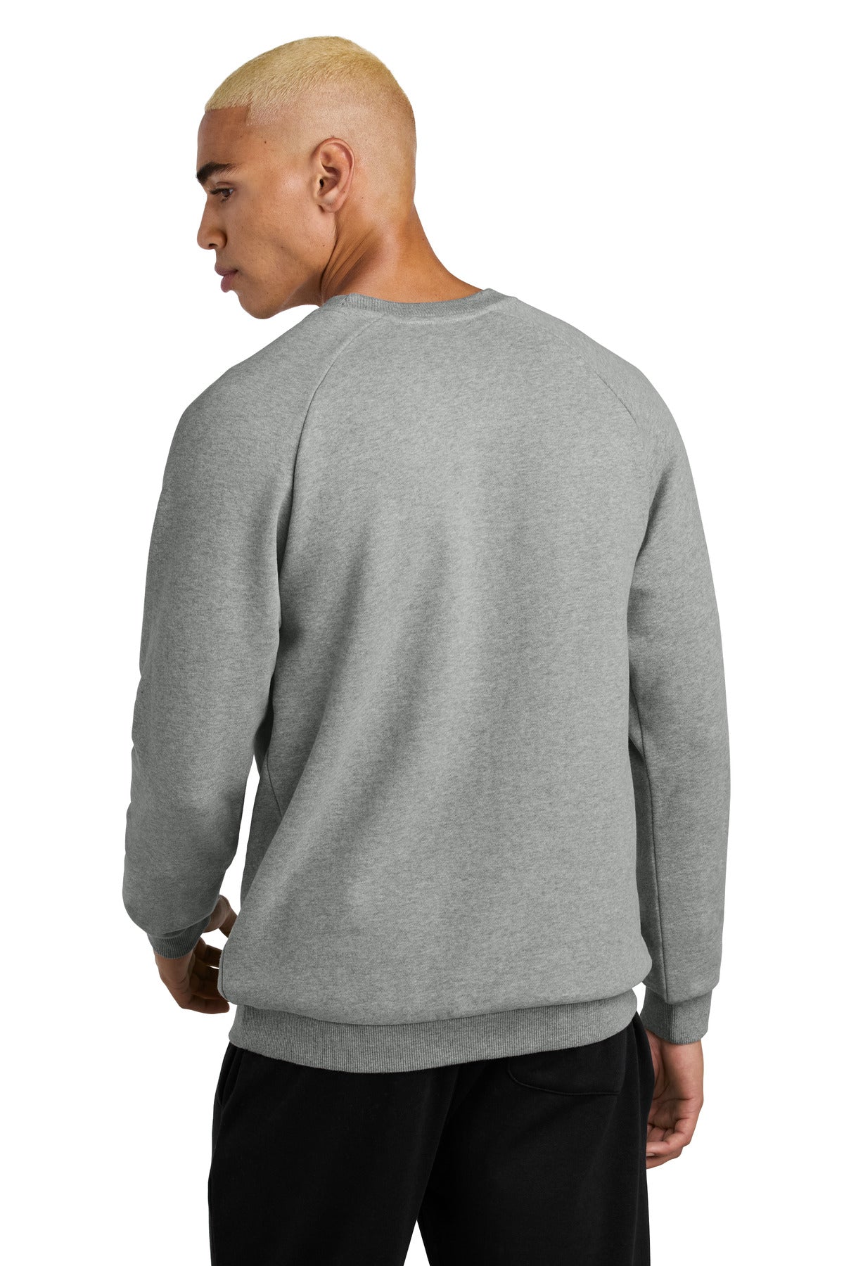 District Cloud Fleece Crew DT7804 back model image.
