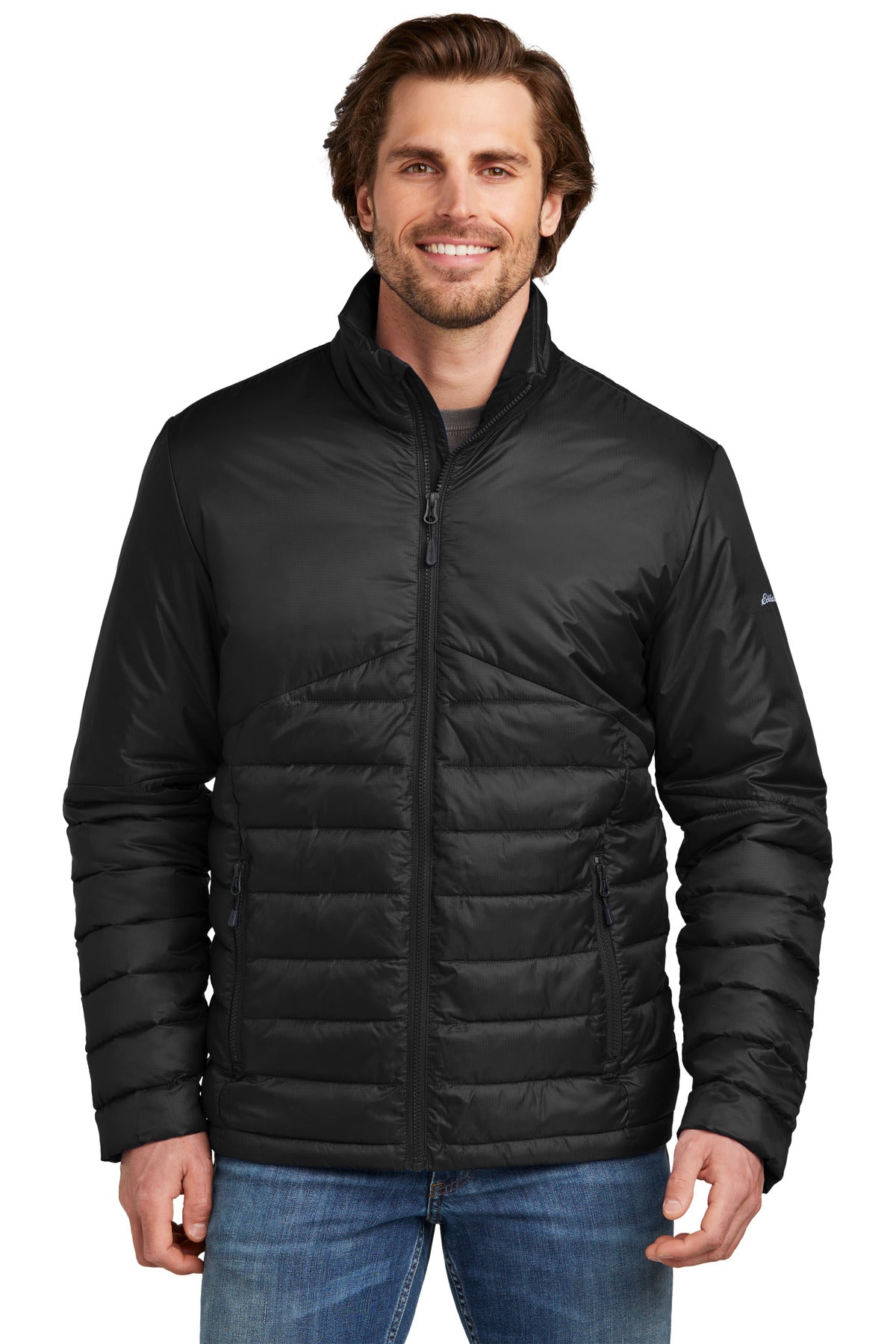 Eddie Bauer Quilted Jacket EB510 front model image.
