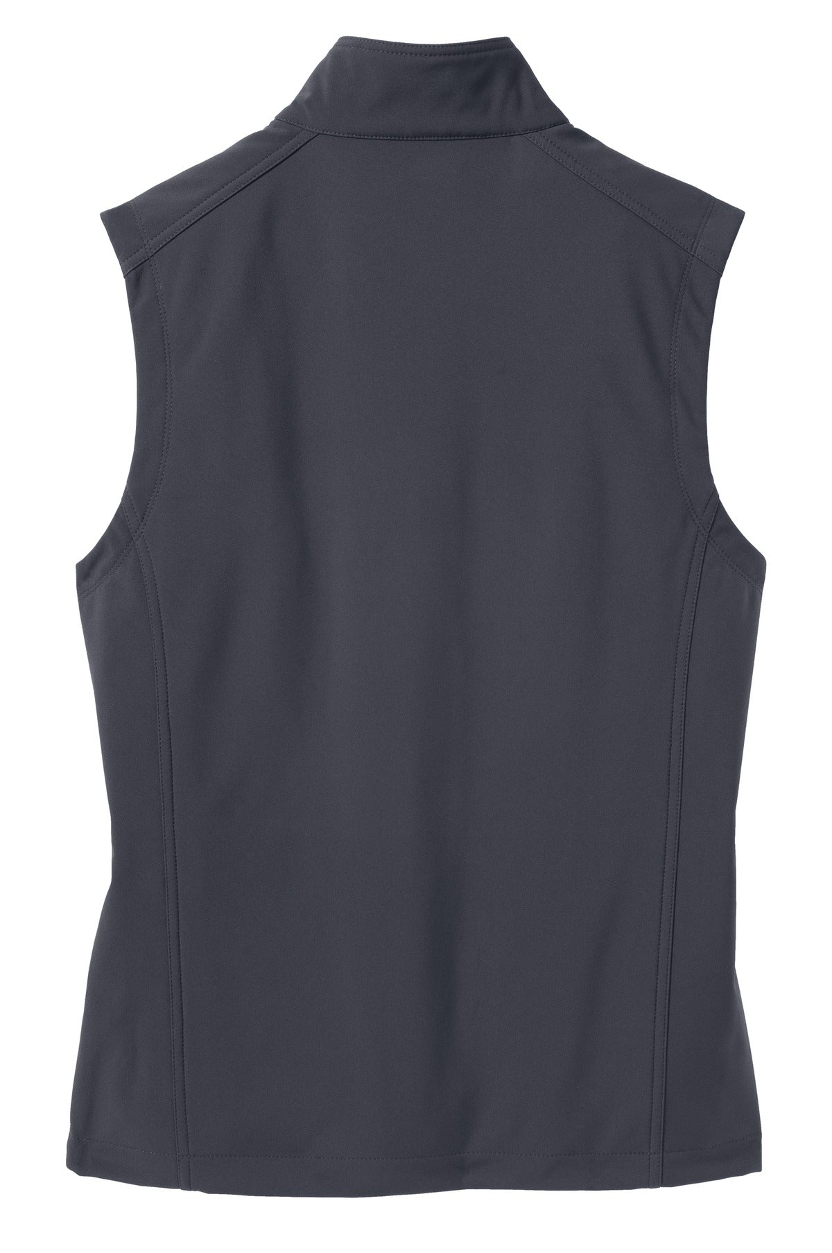 Port Authority Core Soft Shell Vest J325 back flat image.