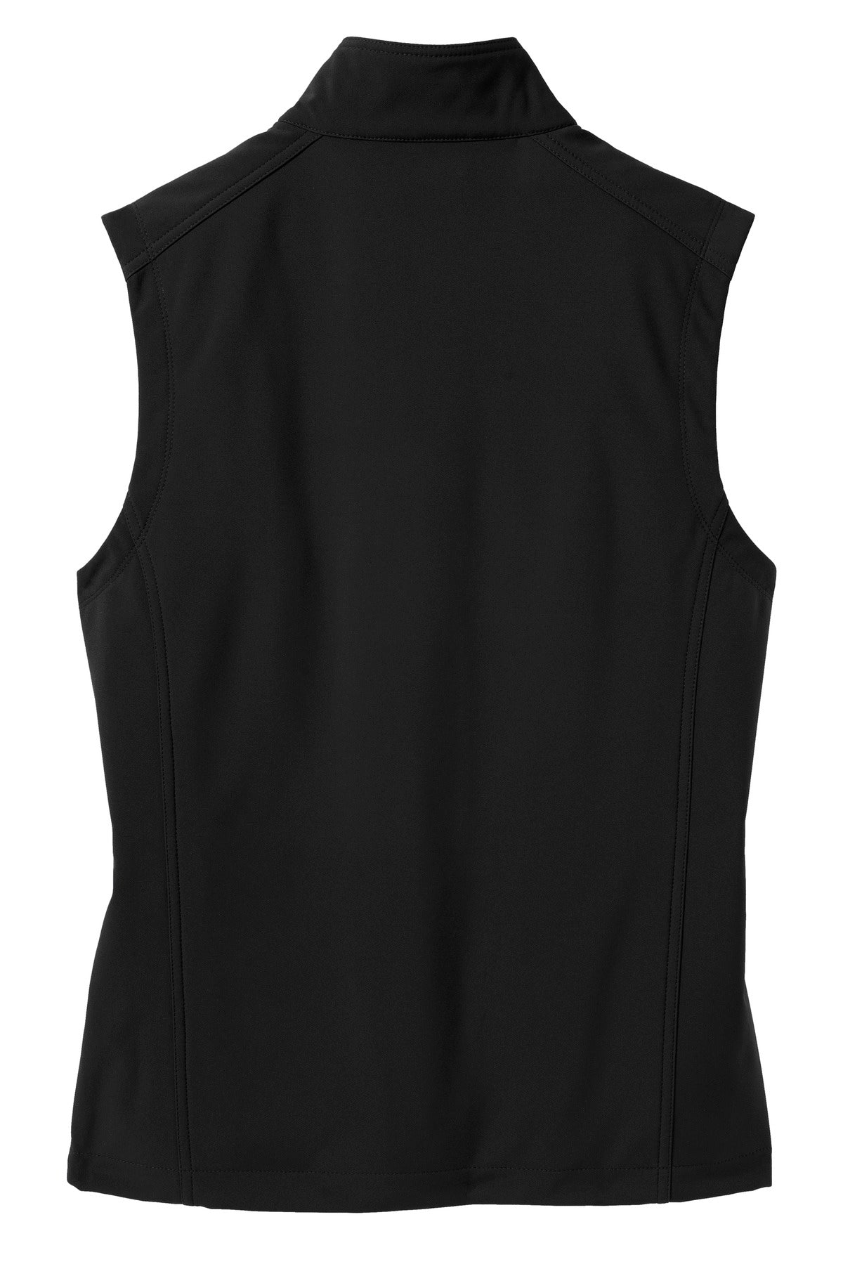 Port Authority Core Soft Shell Vest J325 back flat image.