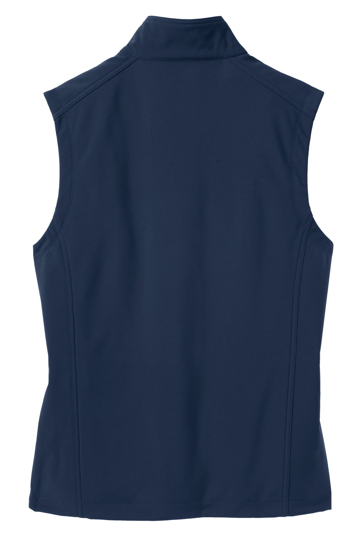 Port Authority Core Soft Shell Vest J325 back flat image.