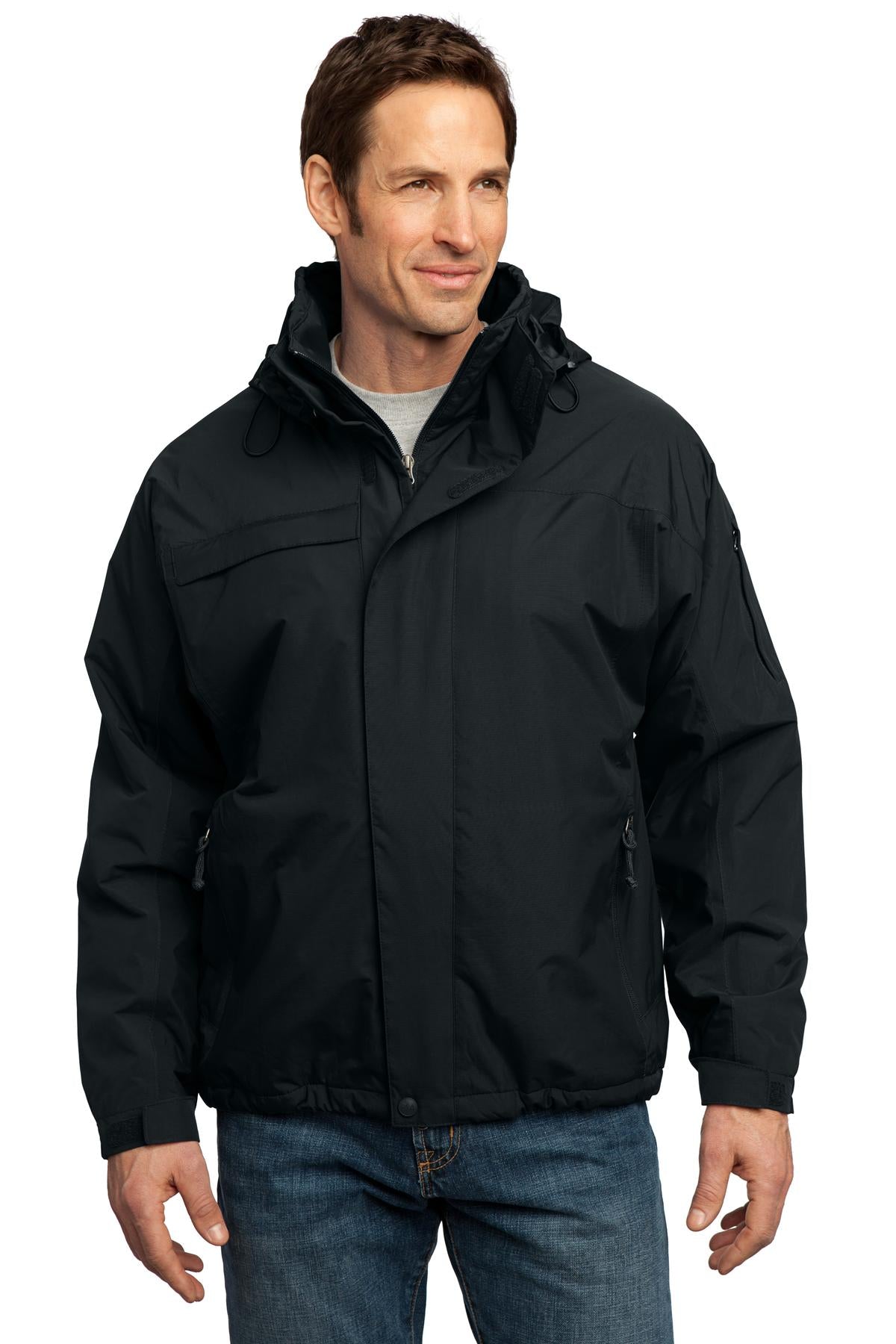 Port Authority Tall Nootka Jacket TLJ792 front model image.