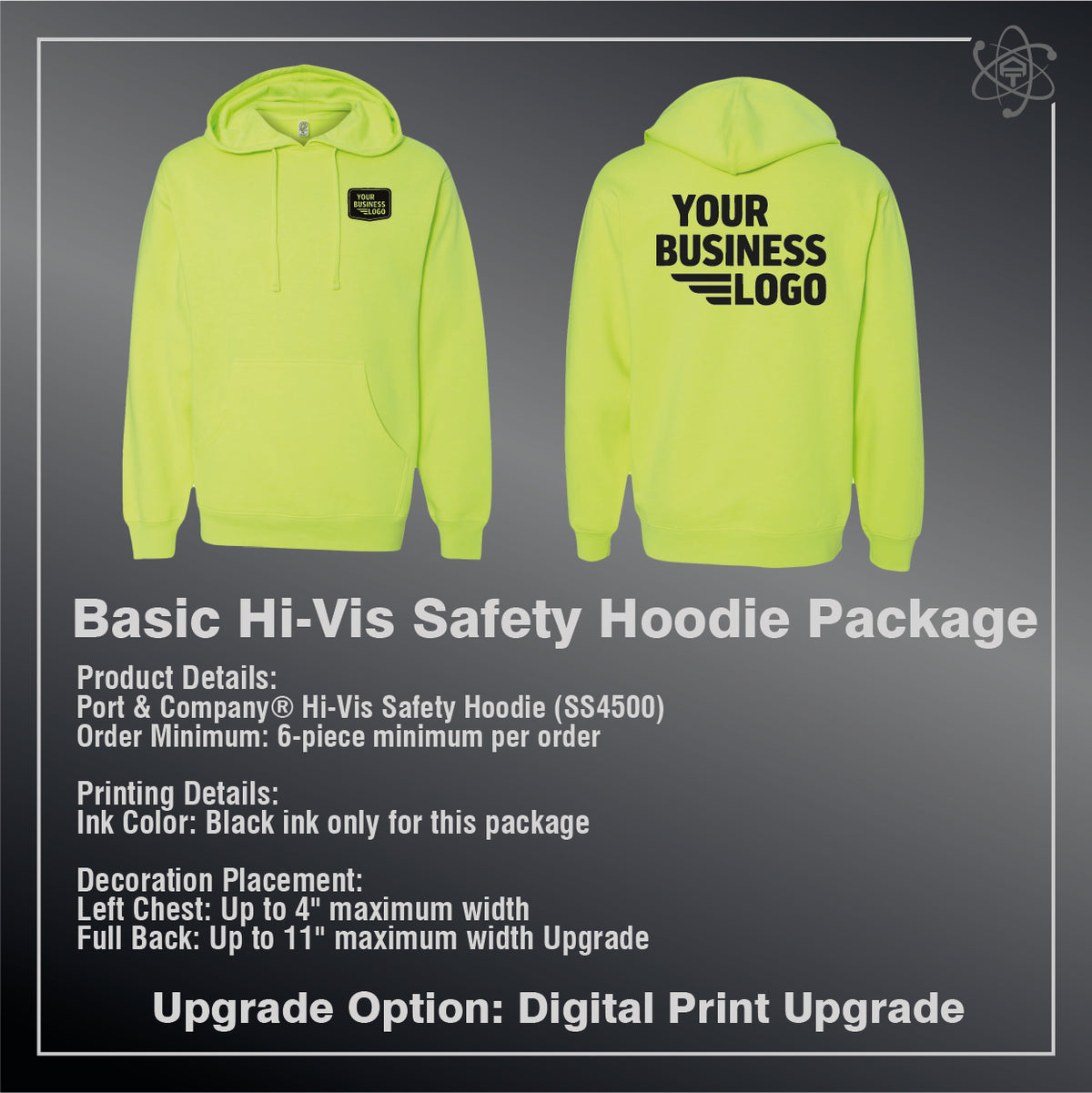 Basic Hi-vis safety hoodie