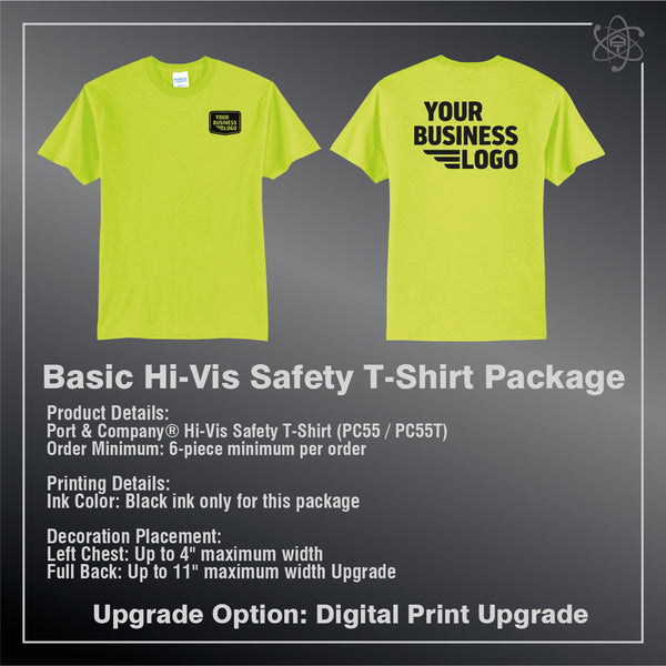 Basic Hi-vis safety T-shirt - Atomic Threads