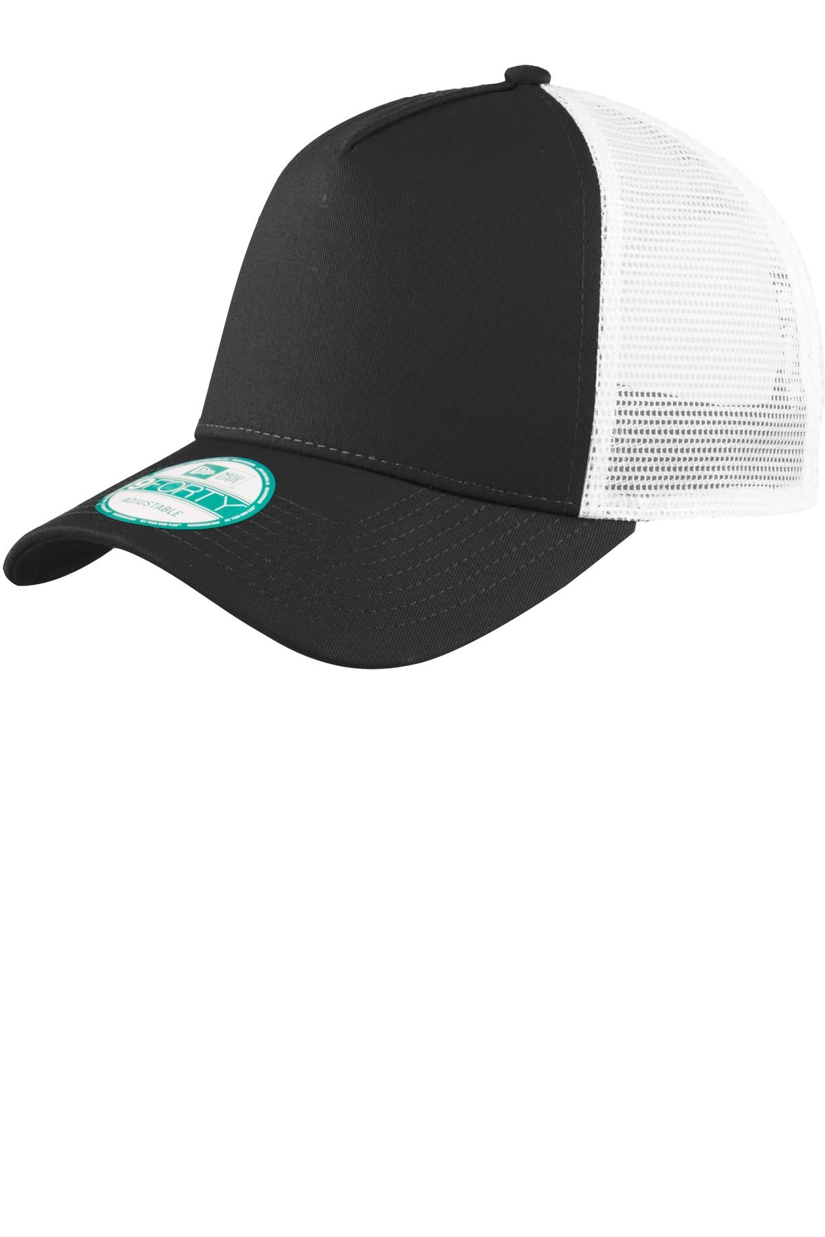 New Era Snapback Trucker Cap NE205 front model image.