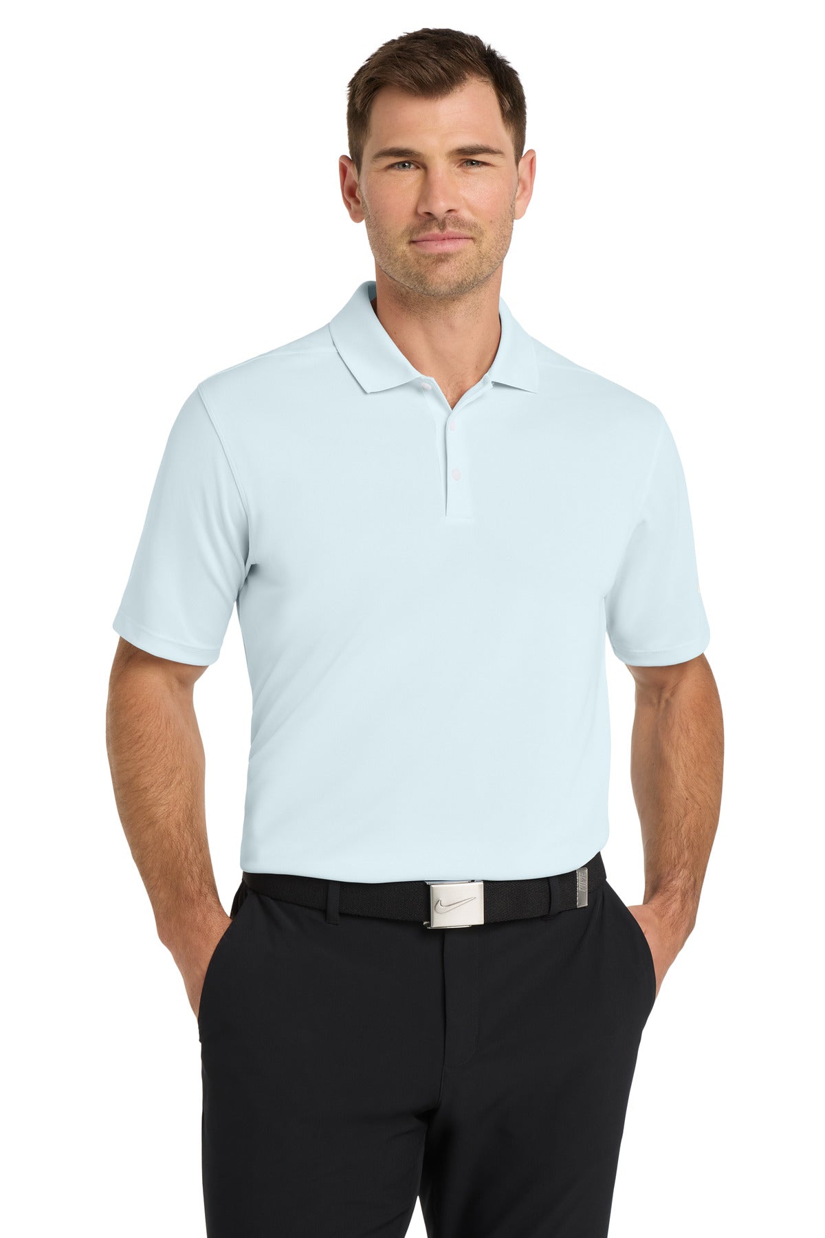 Nike Dri-FIT Micro Pique 20 Polo NKDC1963 front model image.