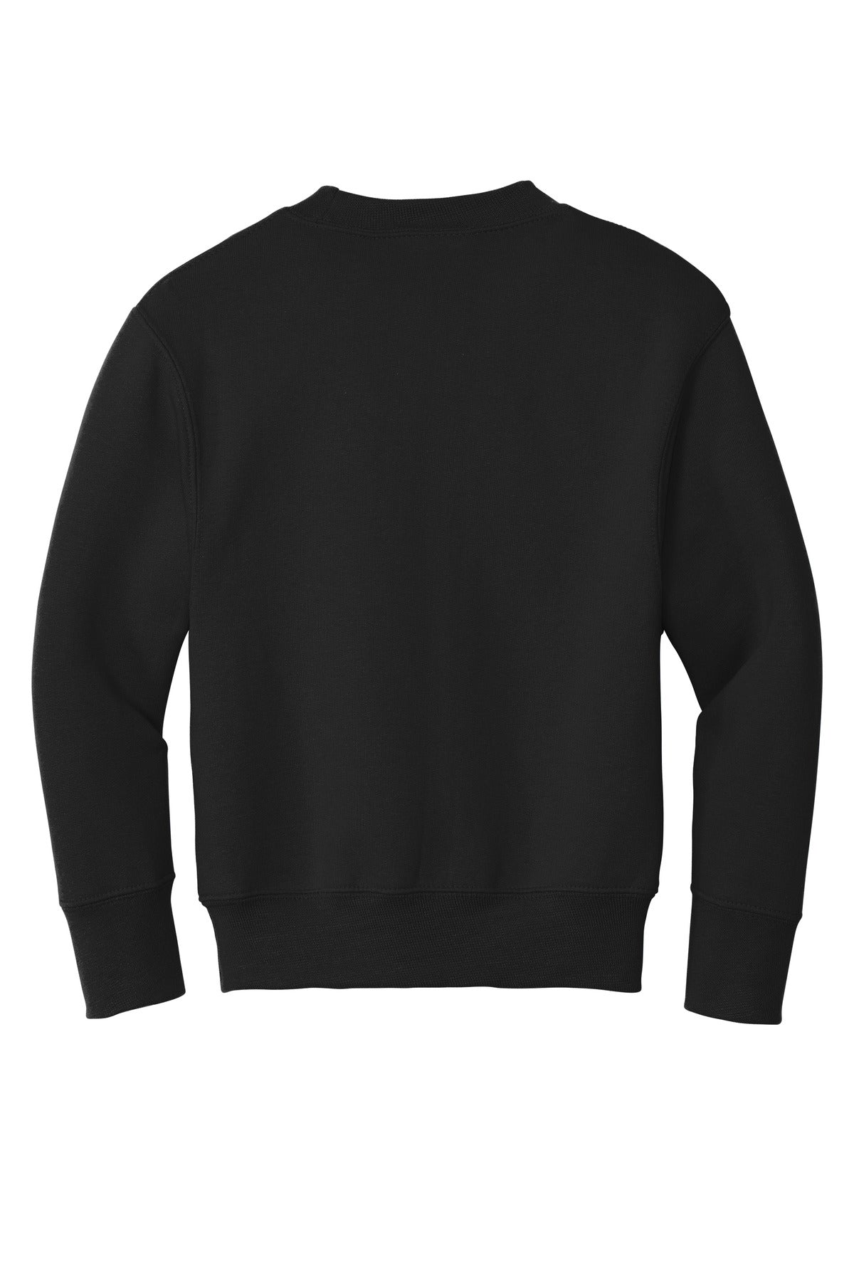 Port &amp; Company Youth Core Fleece Crewneck Sweatshirt  PC90Y back flat image.