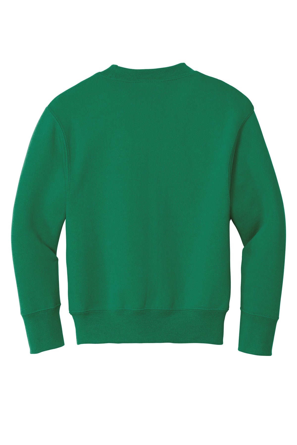 Port &amp; Company Youth Core Fleece Crewneck Sweatshirt  PC90Y back flat image.