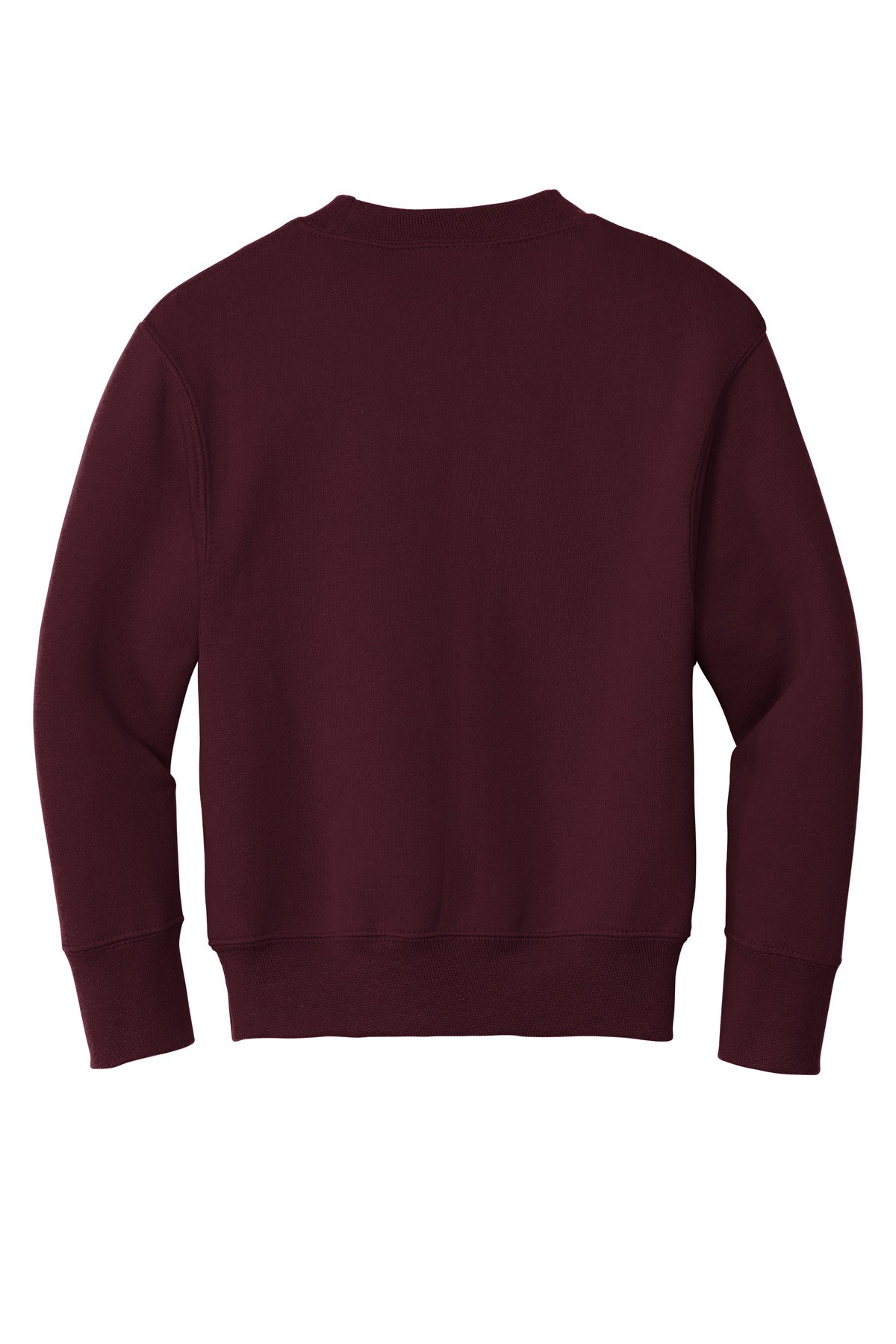 Port &amp; Company Youth Core Fleece Crewneck Sweatshirt  PC90Y back flat image.
