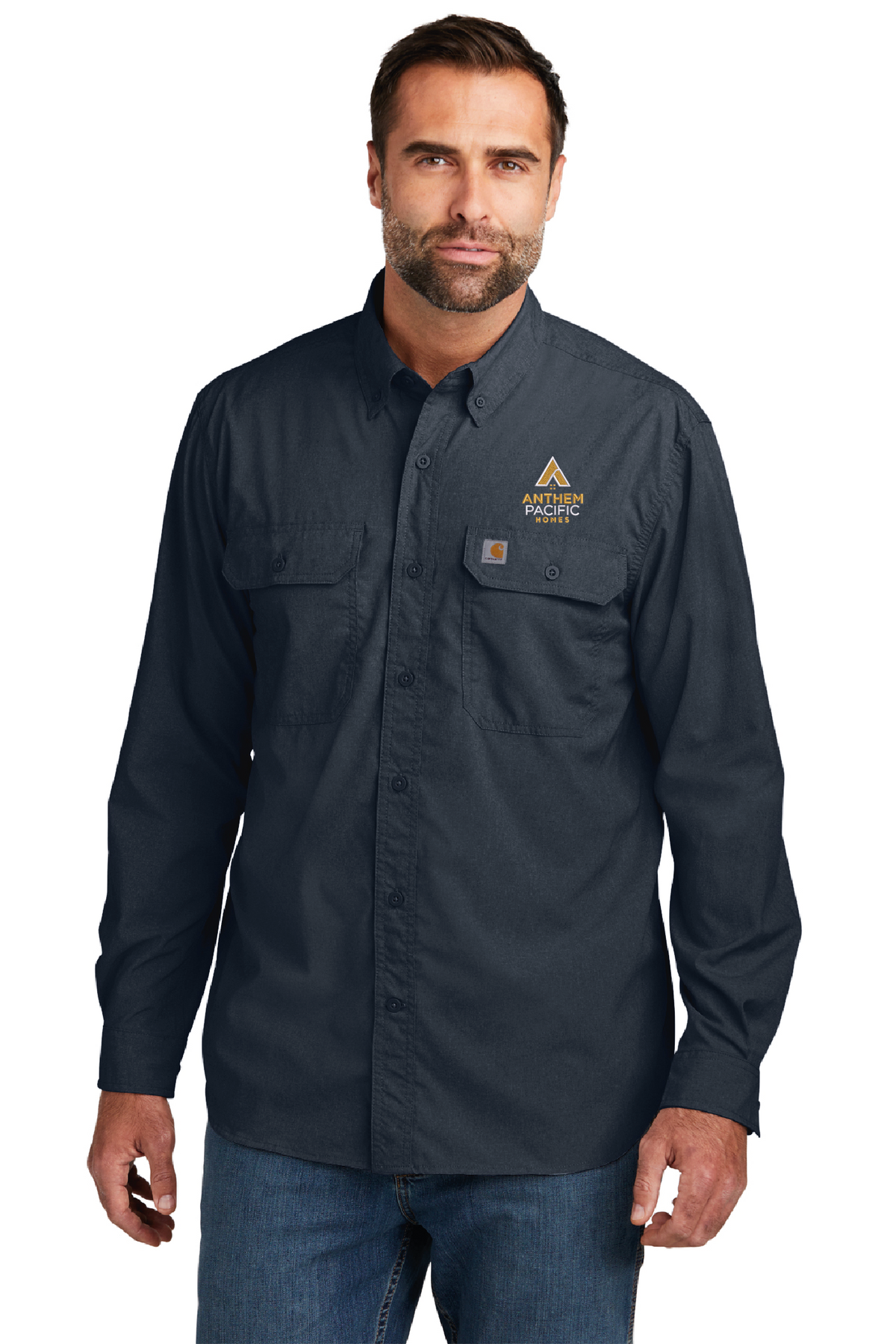 CT105291 - Carhartt Force Solid Long Sleeve Shirt - Anthem Pacific Homes - Restock Store - Embroidery - #28706