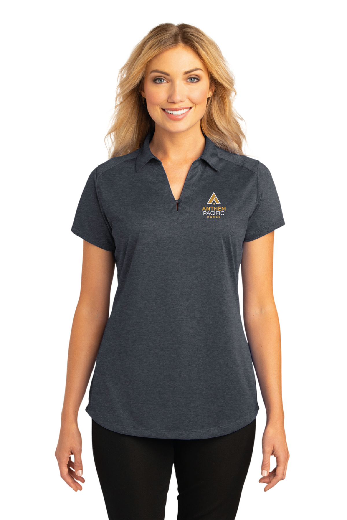 L574 - Port Authority Women&#39;s Digi Heather Performance Polo - Anthem Pacific Homes - Restock Store - Embroidery - #28706