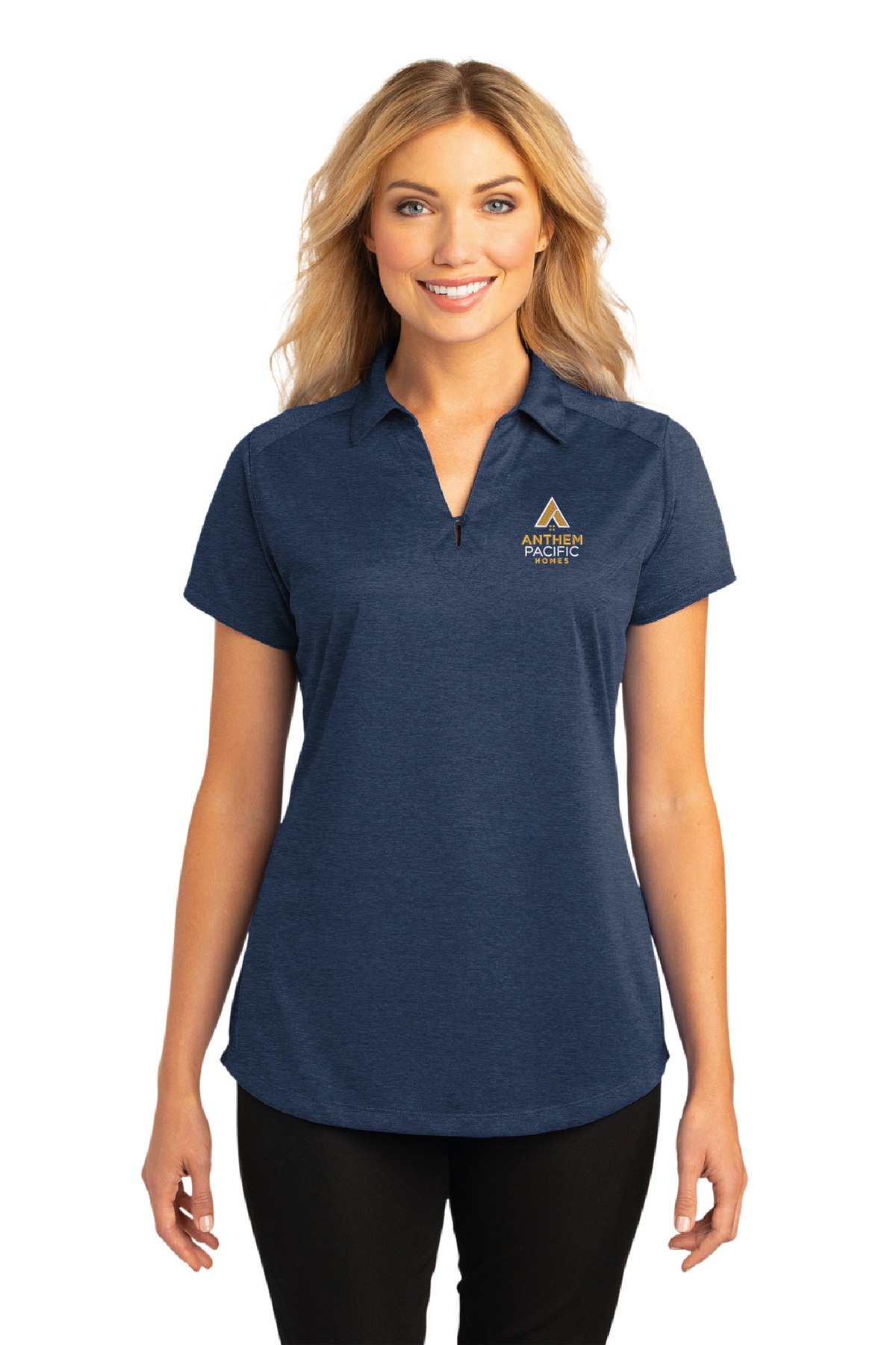 L574 - Port Authority Women&#39;s Digi Heather Performance Polo - Anthem Pacific Homes - Restock Store - Embroidery - #28706