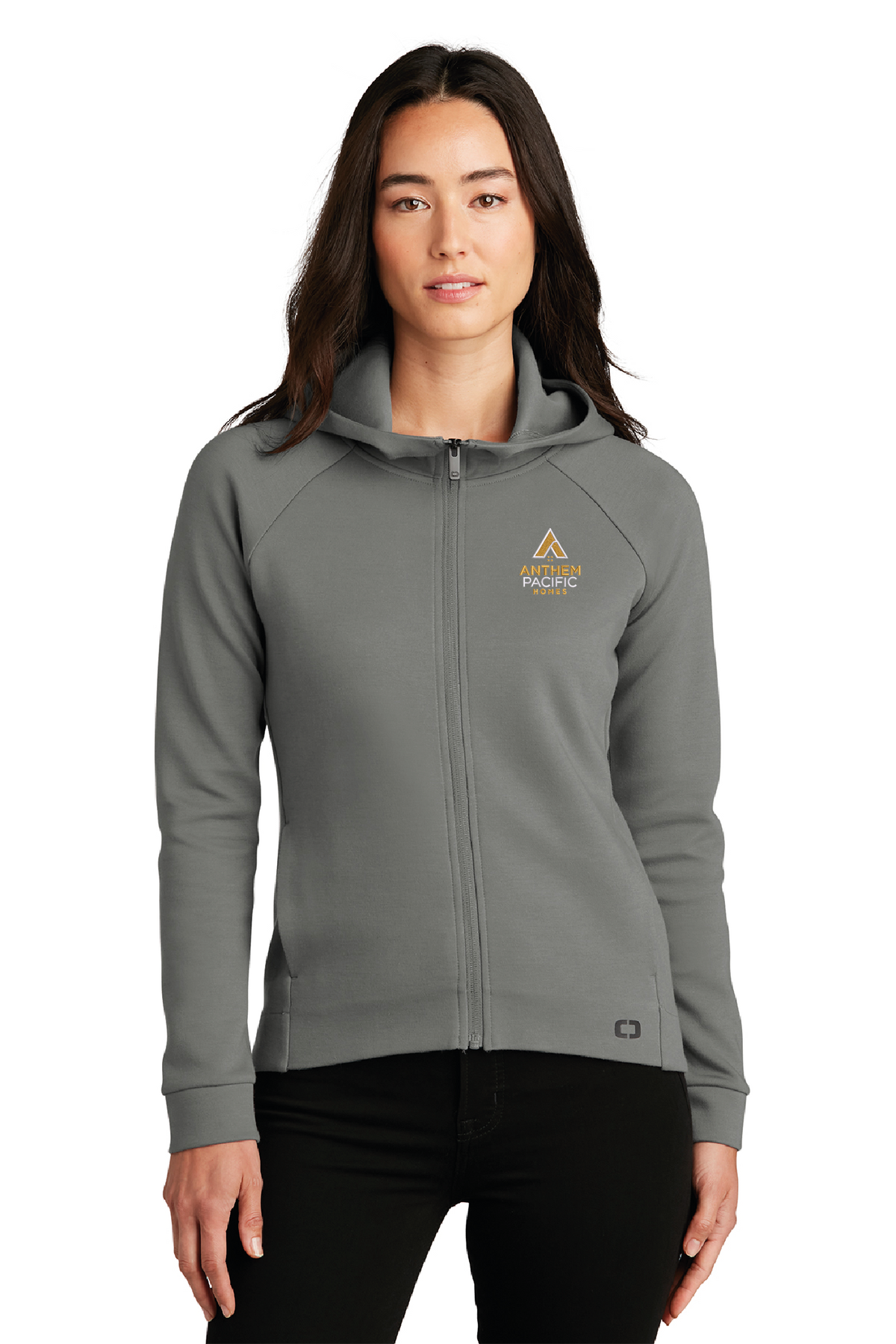 LOG850 - OGIO Women&#39;s Bolt Full-Zip Hoodie - Anthem Pacific Homes - Restock Store - Embroidery - #28706