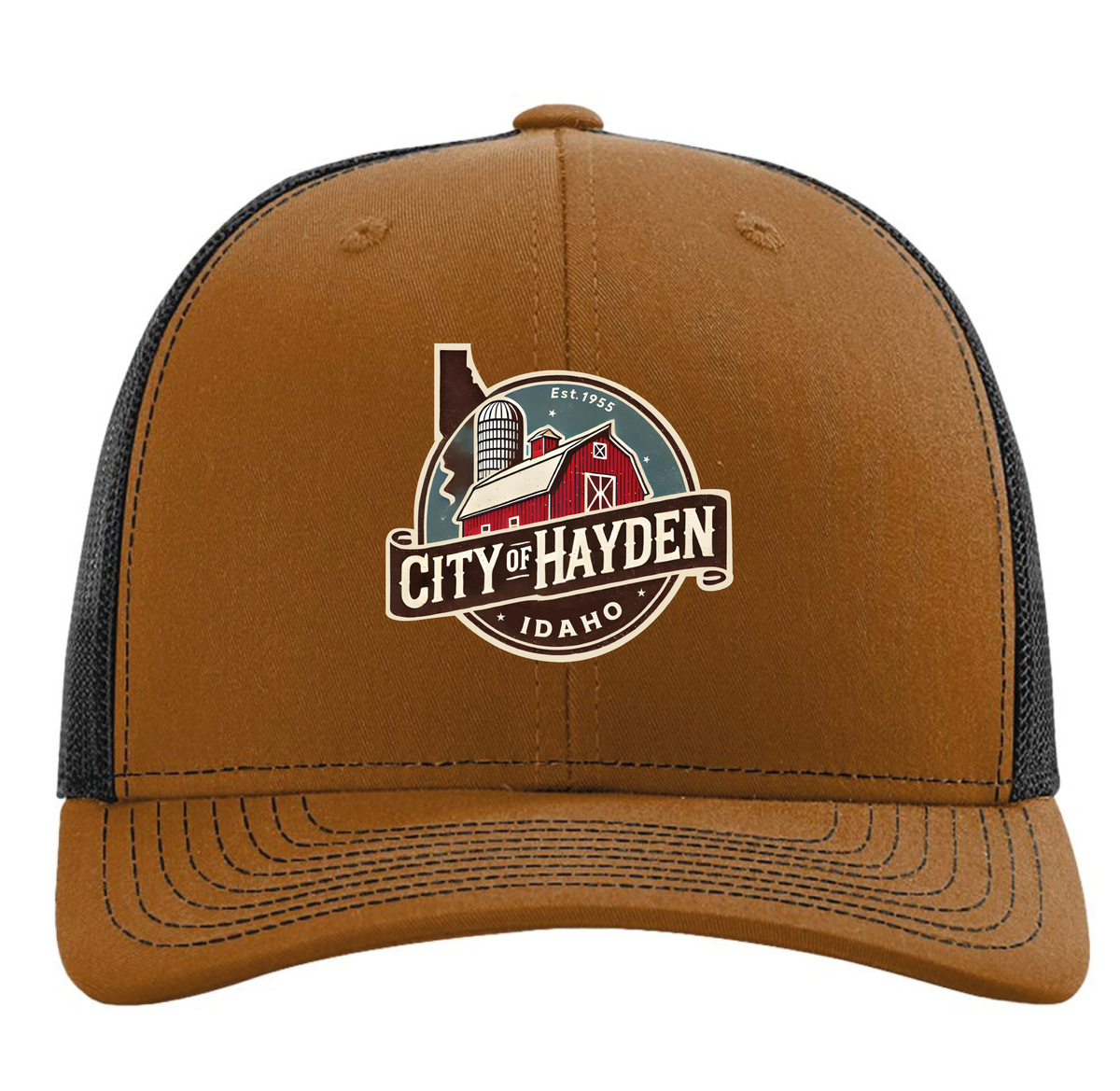 Richardson - Snapback Trucker Cap - 112 - Hayden Logowear - Stoddard Barn - Retail Store - Digital Print - #28139
