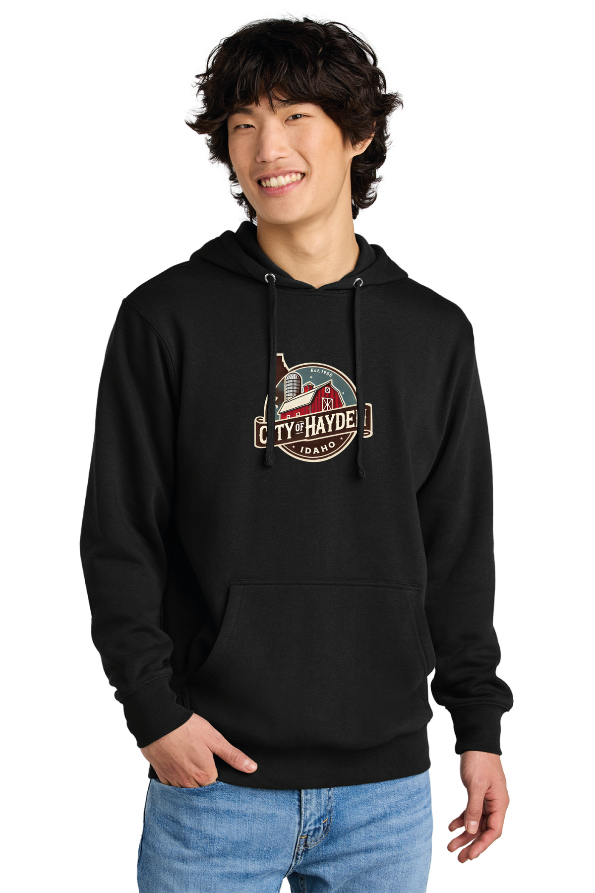 District - District V.I.T. Fleece Hoodie DT6100 - Hayden Logowear - Stoddard Barn - Retail Store - Digital Print - #28139