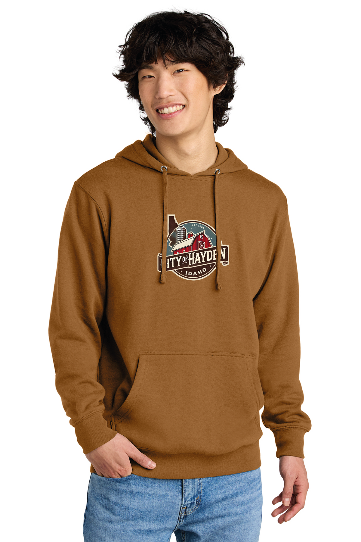 District - District V.I.T. Fleece Hoodie DT6100 - Hayden Logowear - Stoddard Barn - Retail Store - Digital Print - #28139