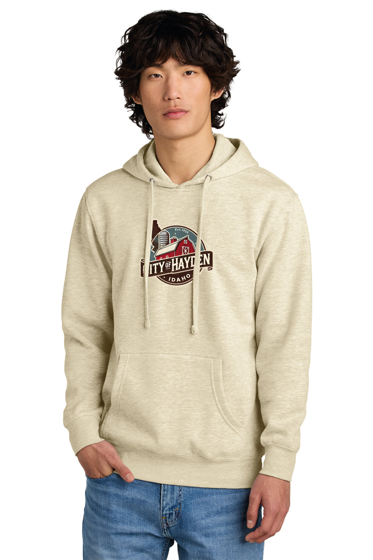 District - District V.I.T. Fleece Hoodie DT6100 - Hayden Logowear - Stoddard Barn - Retail Store - Digital Print - #28139
