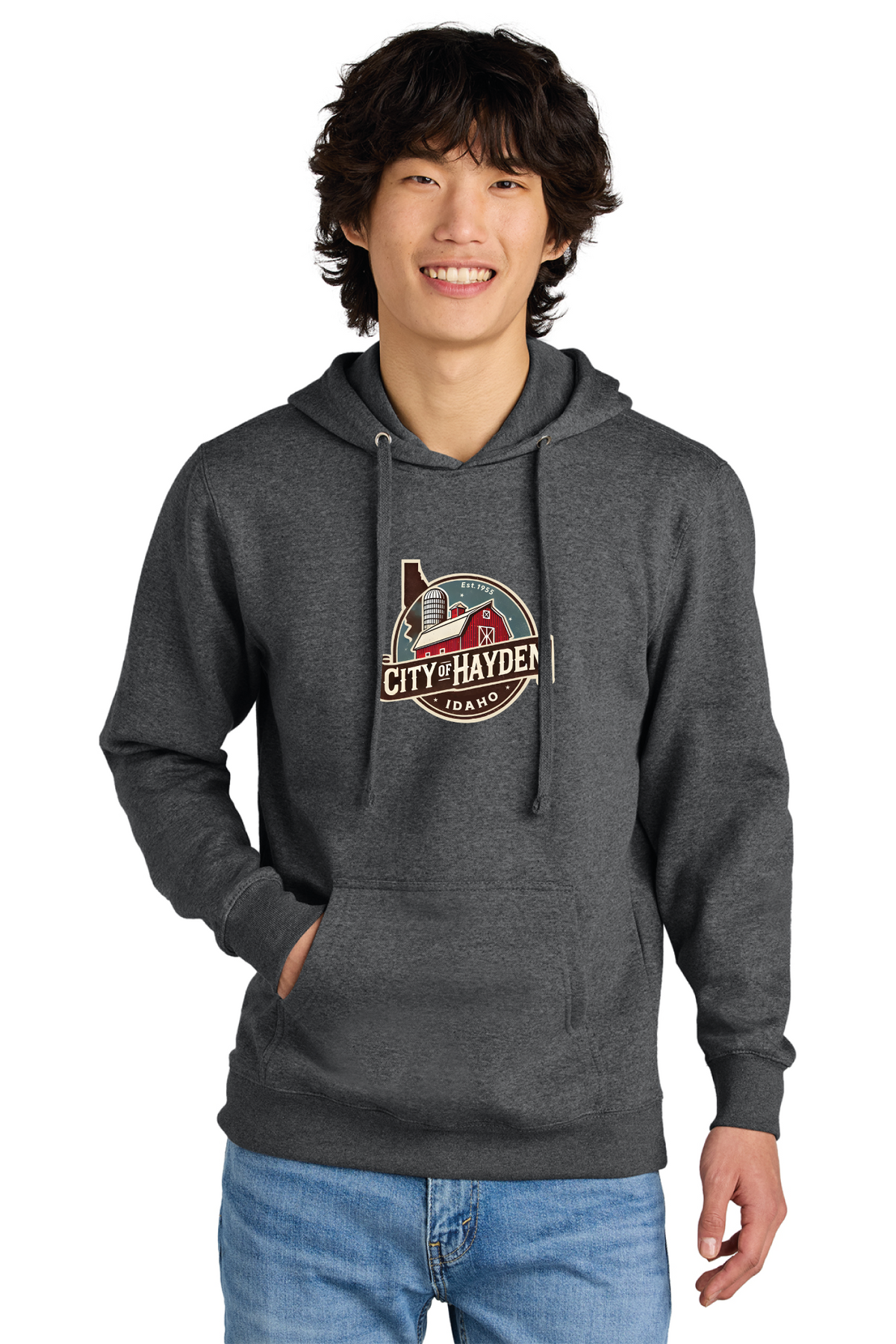 District - District V.I.T. Fleece Hoodie DT6100 - Hayden Logowear - Stoddard Barn - Retail Store - Digital Print - #28139