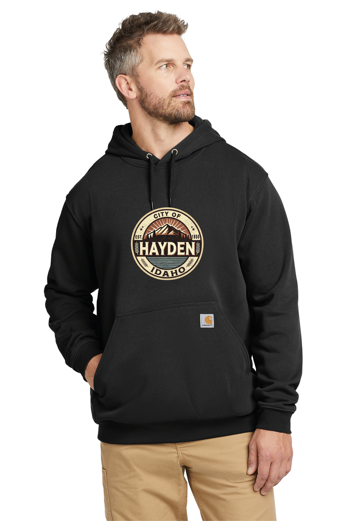 Carhartt - Carhartt Midweight Hooded Sweatshirt. CTK121 - Hayden Logowear - From Prairie to Mountains - Retail Store - Digital Print - #28418