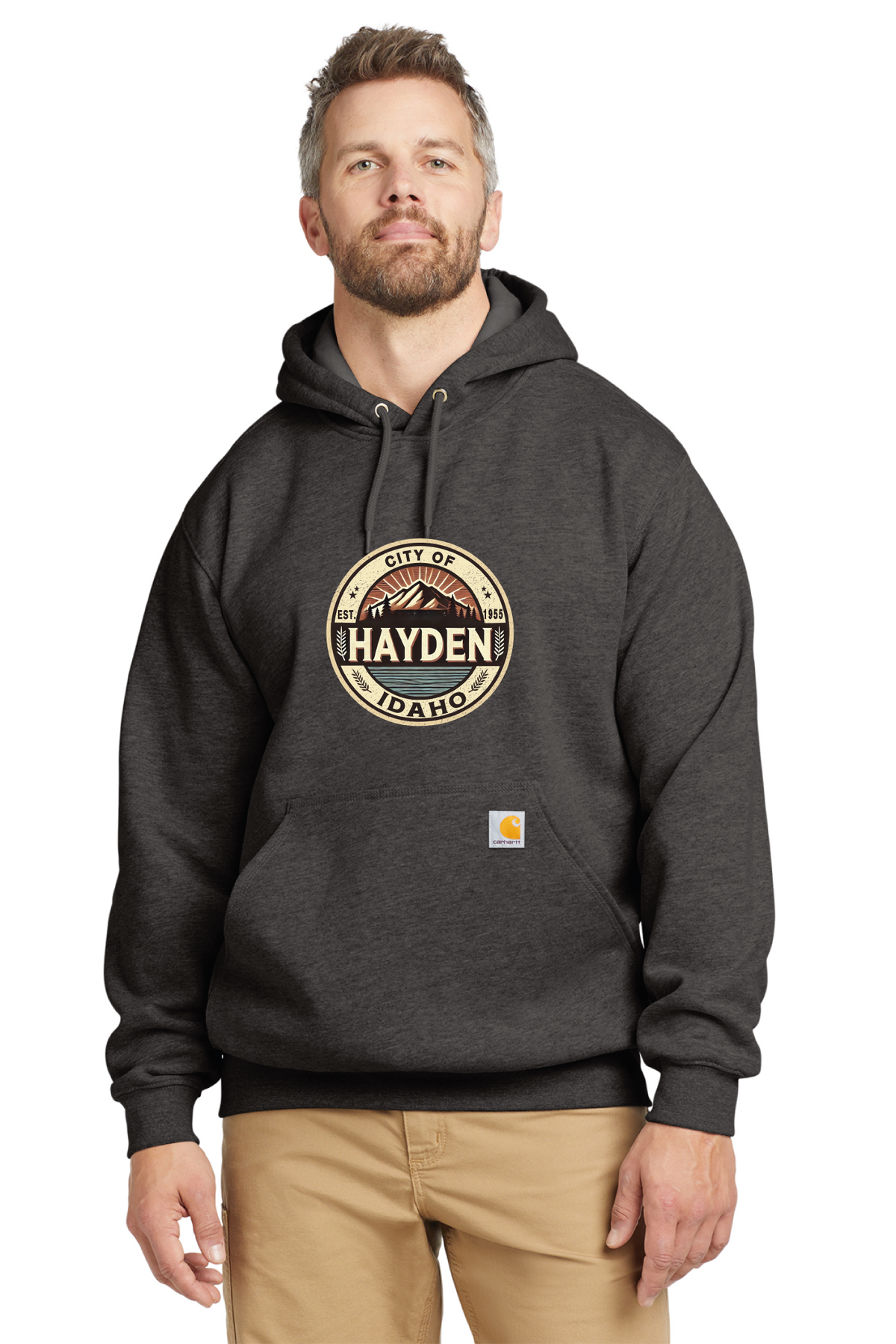 Carhartt - Carhartt Midweight Hooded Sweatshirt. CTK121 - Hayden Logowear - From Prairie to Mountains - Retail Store - Digital Print - #28418