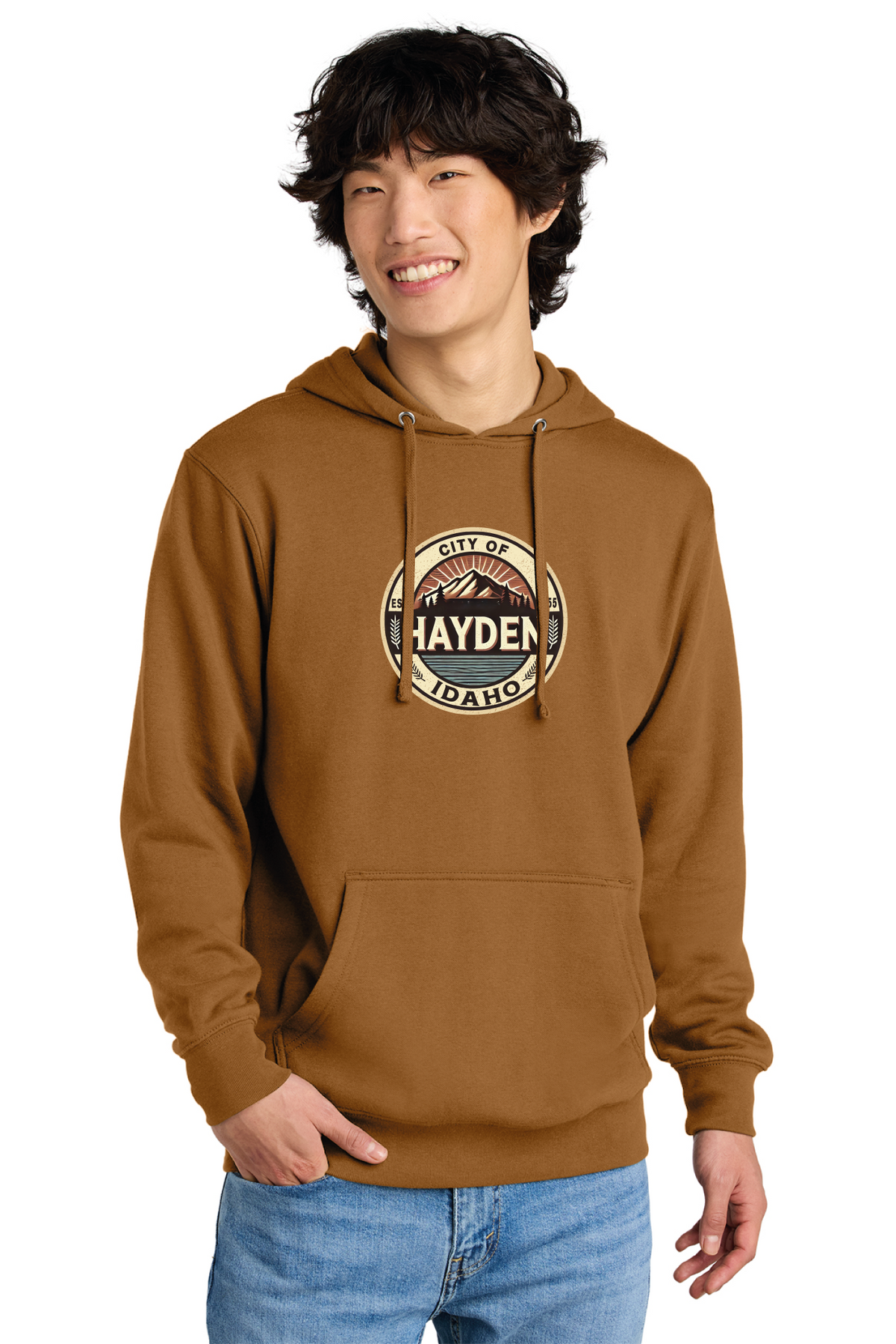 District - District V.I.T. Fleece Hoodie DT6100 - Hayden Logowear - From Prairie to Mountains - Retail Store - Digital Print - #28418