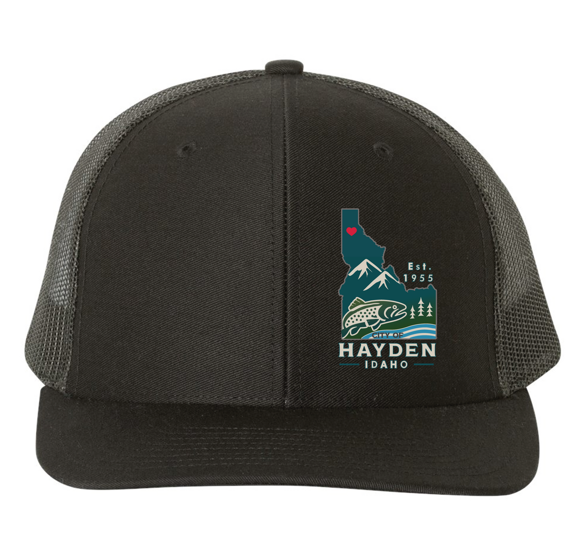 Richardson - Snapback Trucker Cap - 112 - Hayden Logowear - Hayden Lake Trout - Retail Store - Digital Print - #28419