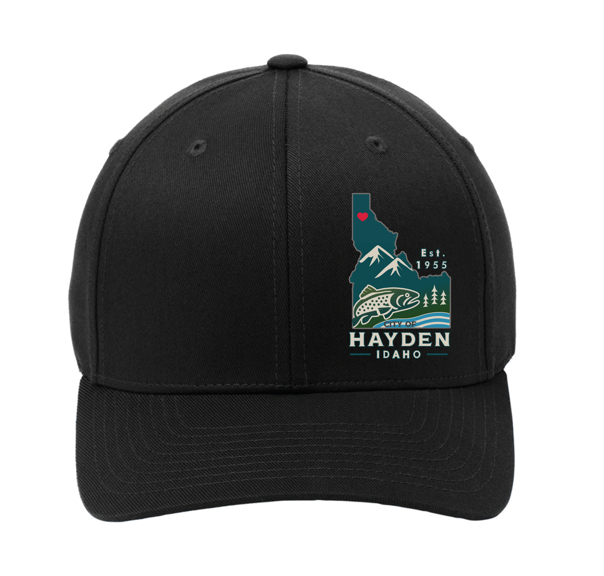 Port Authority - Port Authority Flexfit Cap. C865 - Hayden Logowear - Hayden Lake Trout - Retail Store - Digital Print - #28419
