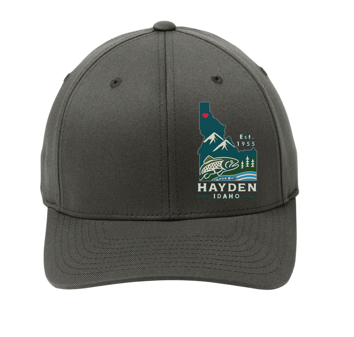 Port Authority - Port Authority Flexfit Cap. C865 - Hayden Logowear - Hayden Lake Trout - Retail Store - Digital Print - #28419