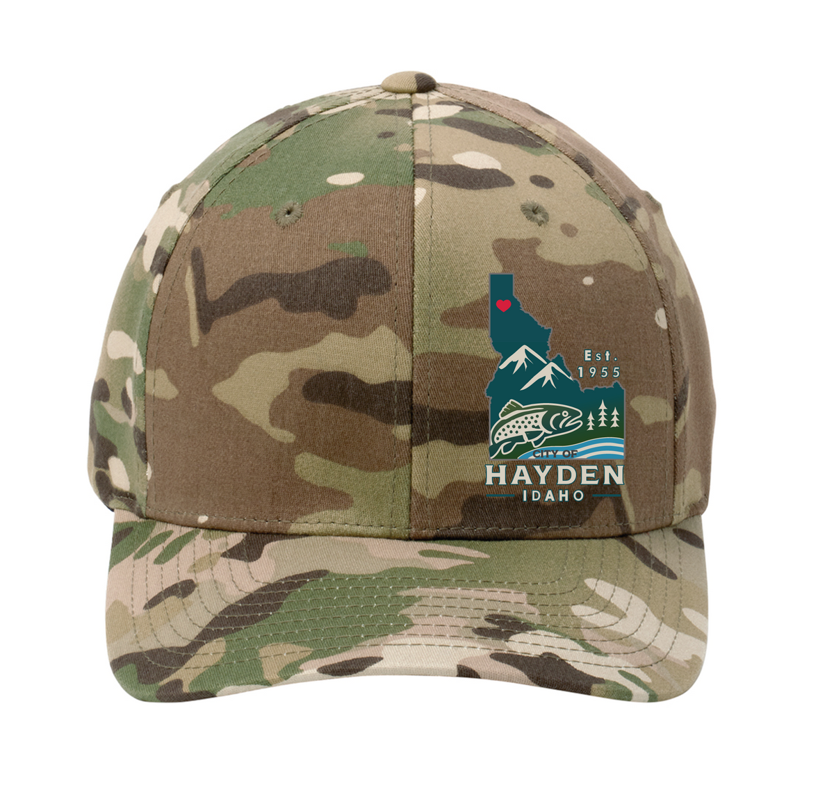 Port Authority - Port Authority Flexfit Cap. C865 - Hayden Logowear - Hayden Lake Trout - Retail Store - Digital Print - #28419