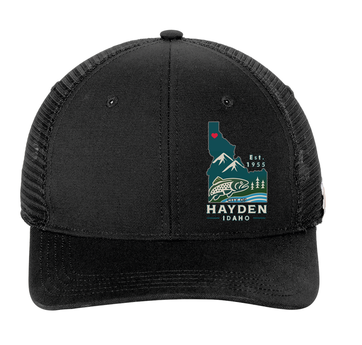 Carhartt - Carhartt Canvas Mesh Back Cap CT105298 - Hayden Logowear - Hayden Lake Trout - Retail Store - Digital Print - #28419