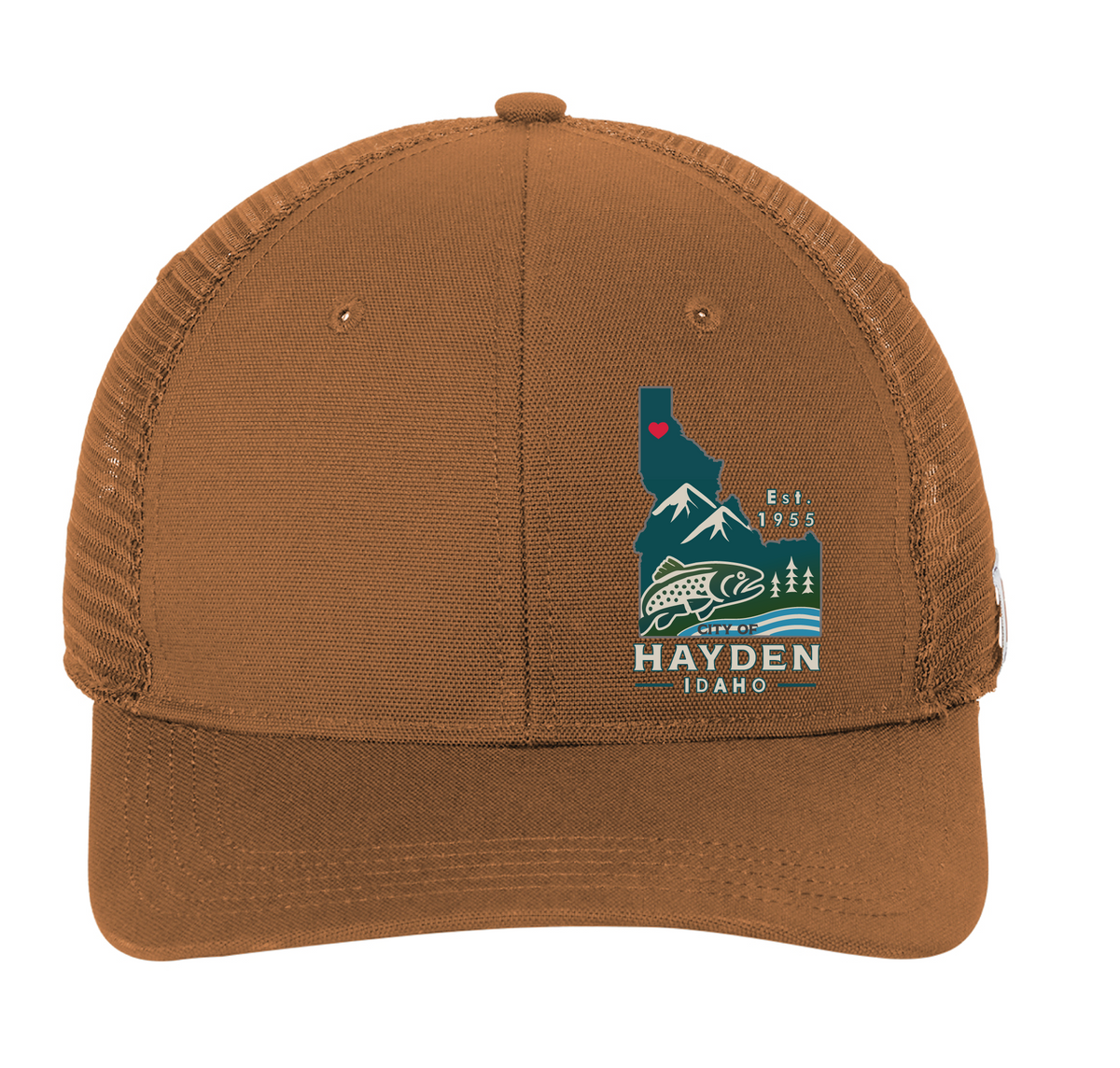 Carhartt - Carhartt Canvas Mesh Back Cap CT105298 - Hayden Logowear - Hayden Lake Trout - Retail Store - Digital Print - #28419