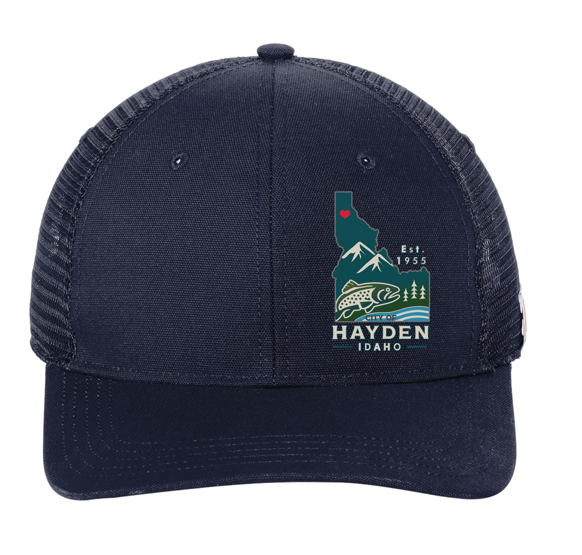 Carhartt - Carhartt Canvas Mesh Back Cap CT105298 - Hayden Logowear - Hayden Lake Trout - Retail Store - Digital Print - #28419