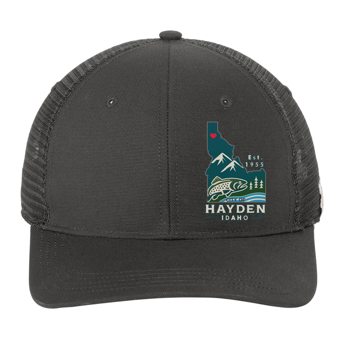 Carhartt - Carhartt Canvas Mesh Back Cap CT105298 - Hayden Logowear - Hayden Lake Trout - Retail Store - Digital Print - #28419