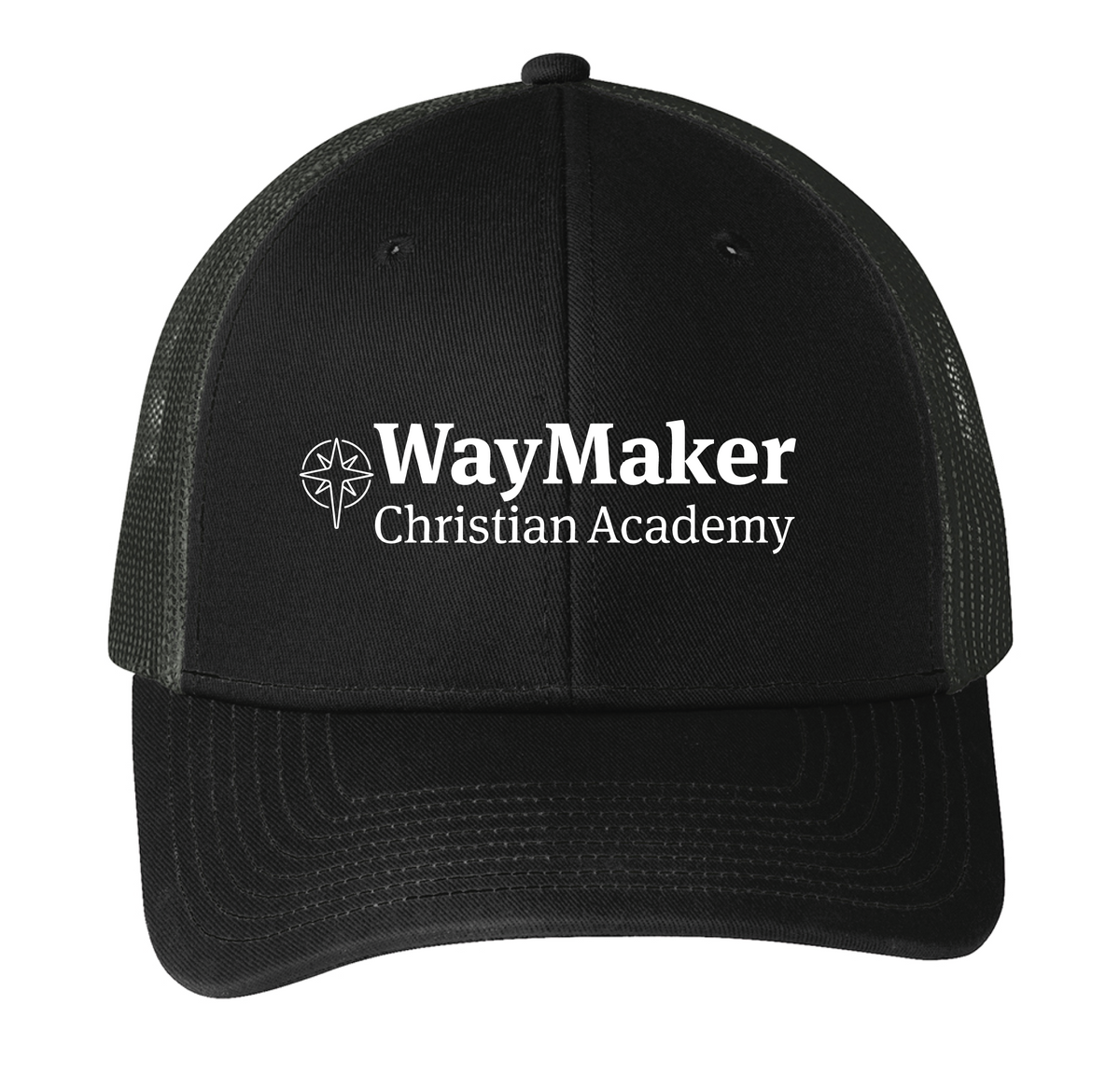 Port Authority - Port Authority Snapback Trucker Cap. C112 - WayMaker - School Store - Transfer Screen Print - #28457