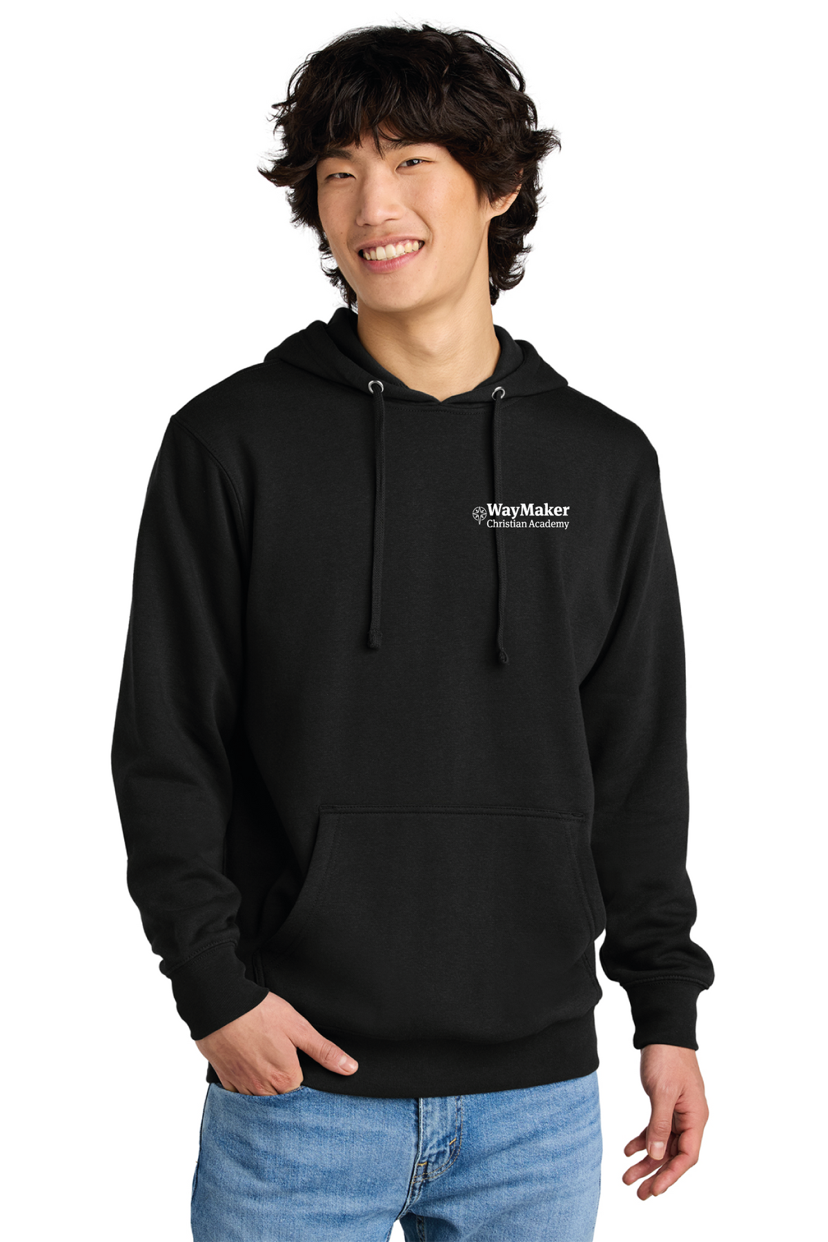 District - District V.I.T. Fleece Hoodie DT6100 - WayMaker - School Store - Transfer Screen Print - #28457
