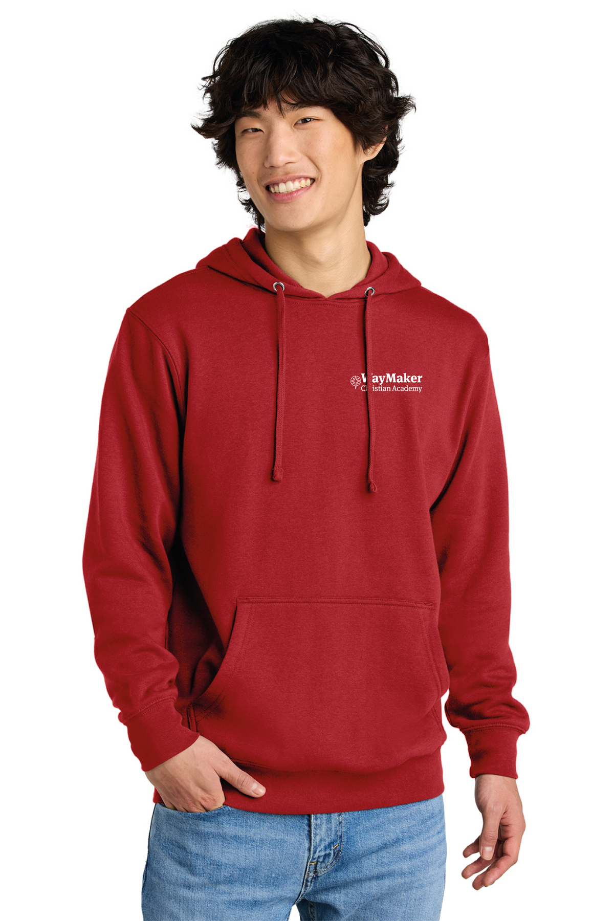 District - District V.I.T. Fleece Hoodie DT6100 - WayMaker - School Store - Transfer Screen Print - #28457