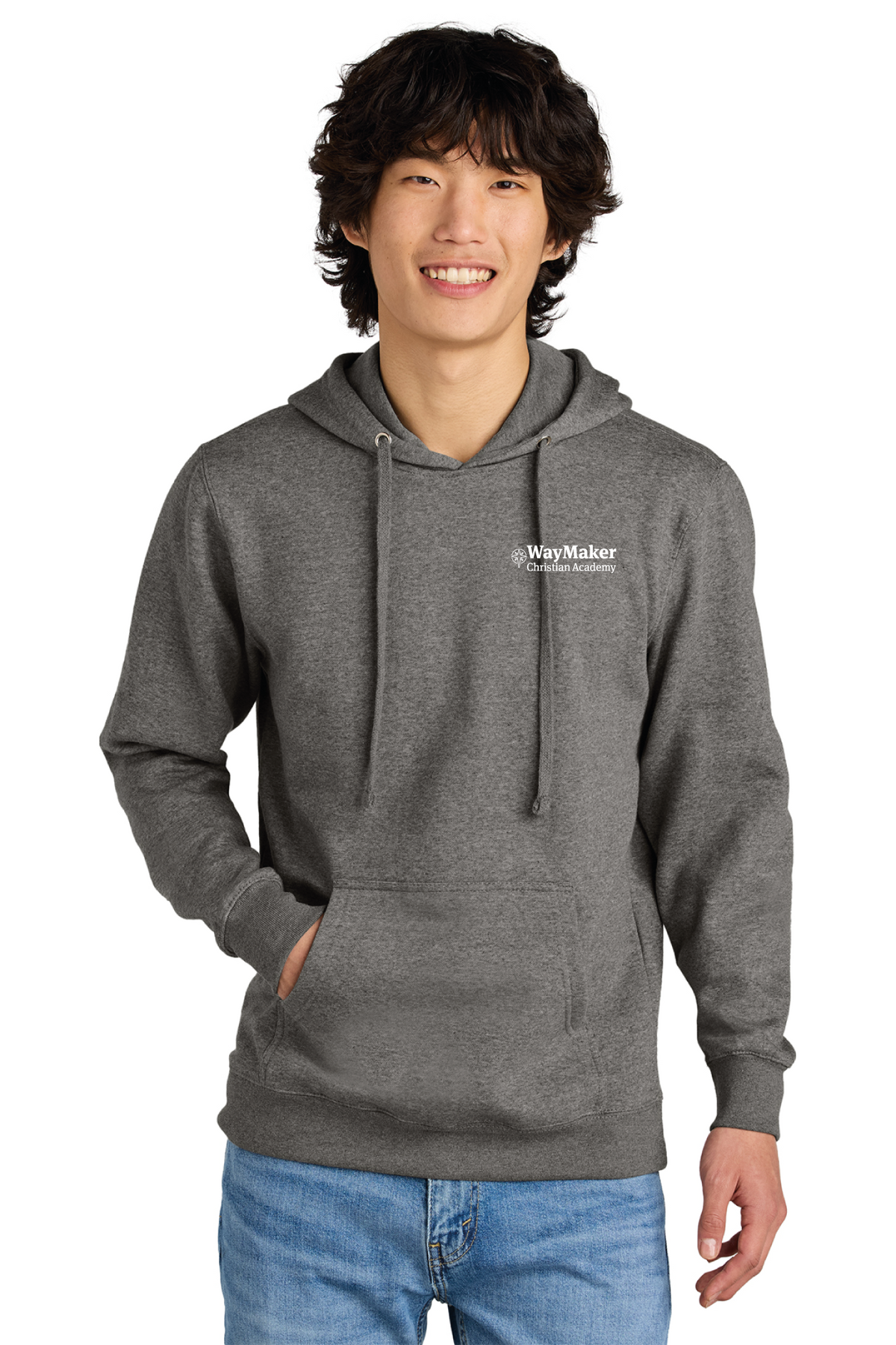 District - District V.I.T. Fleece Hoodie DT6100 - WayMaker - School Store - Transfer Screen Print - #28457