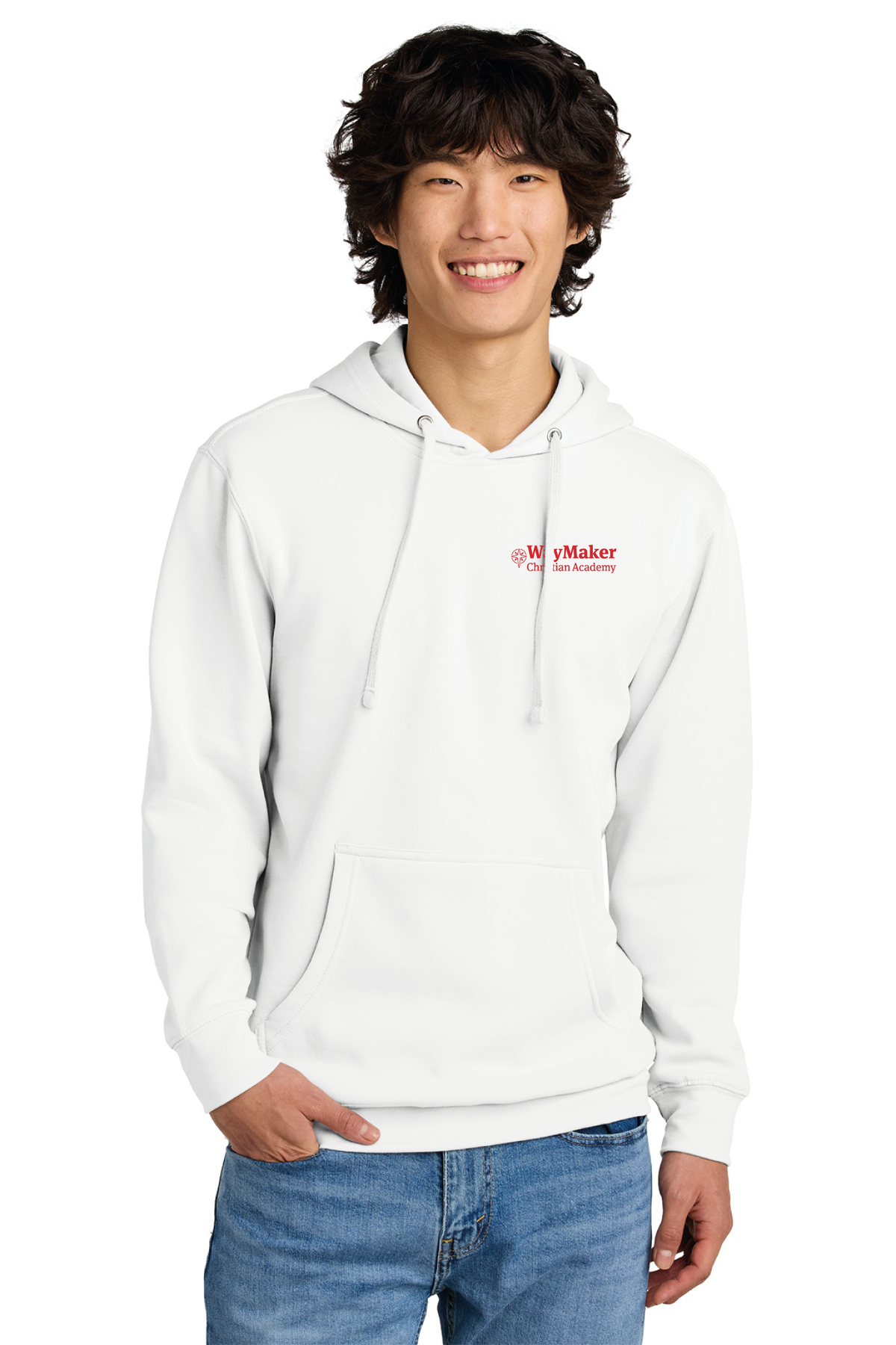 District - District V.I.T. Fleece Hoodie DT6100 - WayMaker - School Store - Transfer Screen Print - #28457