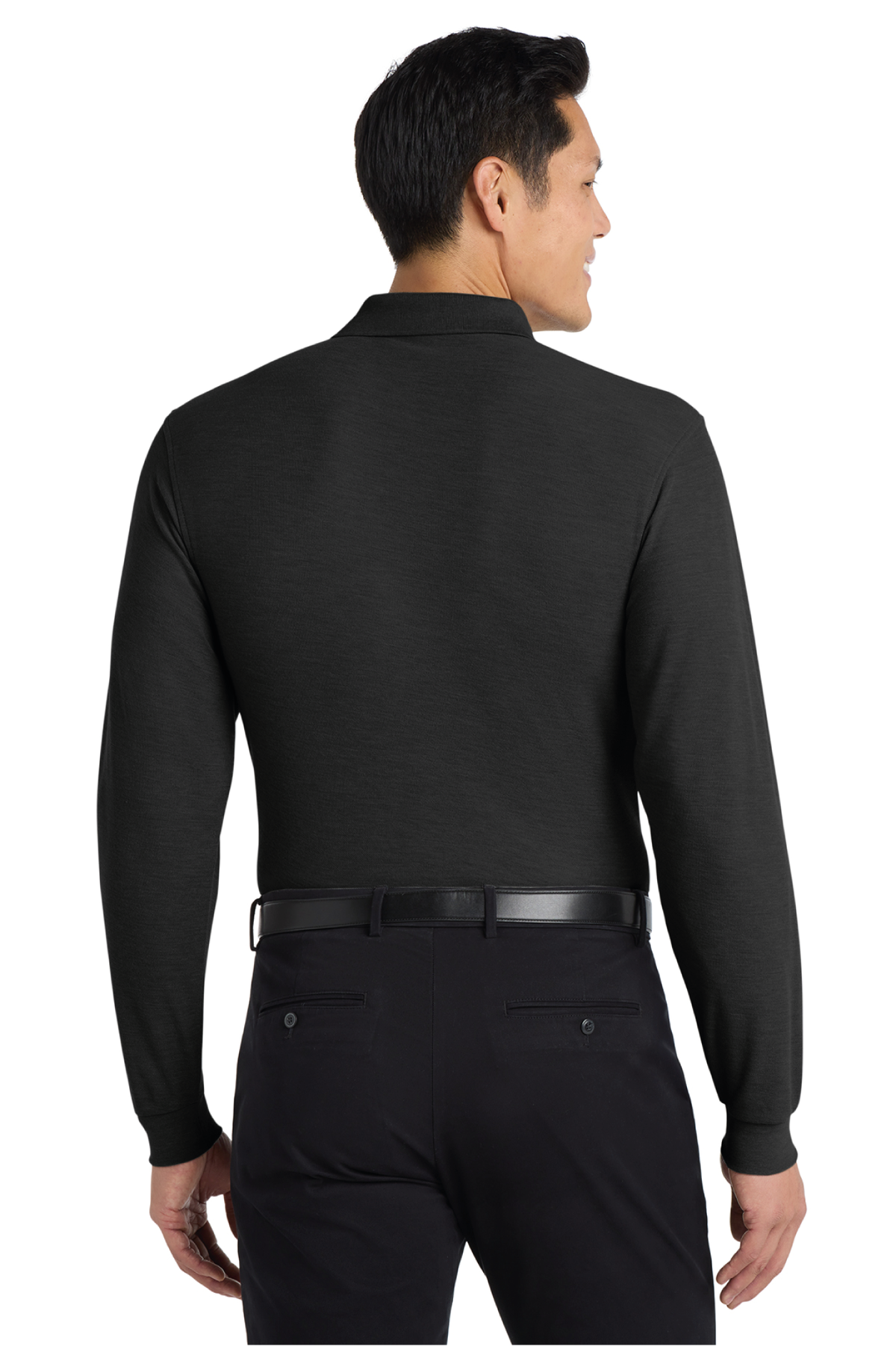 Port Authority - Port Authority Silk Touch Long Sleeve Polo. K500LS - WayMaker - School Store - Transfer Screen Print - #28457