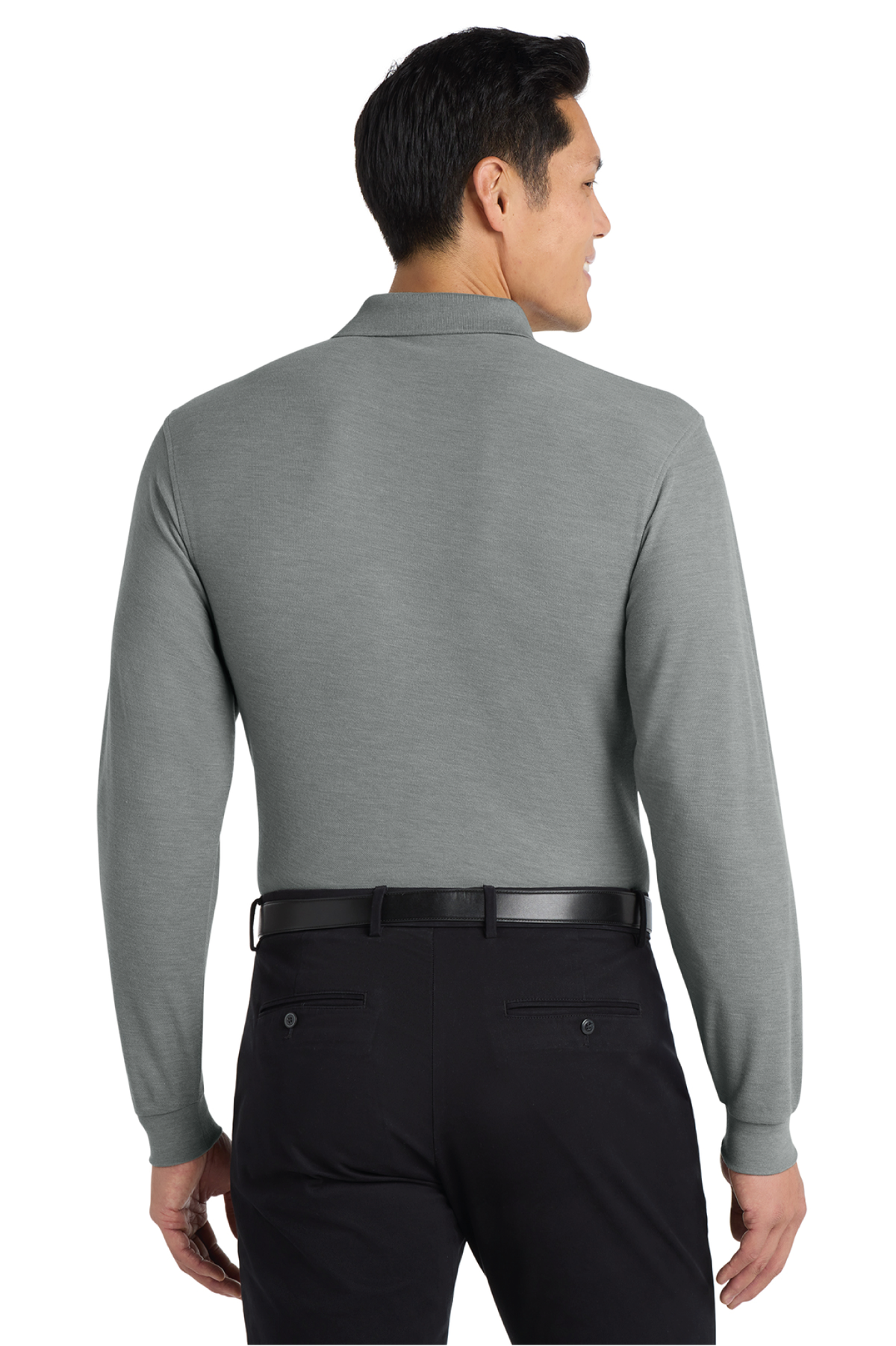 Port Authority - Port Authority Silk Touch Long Sleeve Polo. K500LS - WayMaker - School Store - Transfer Screen Print - #28457