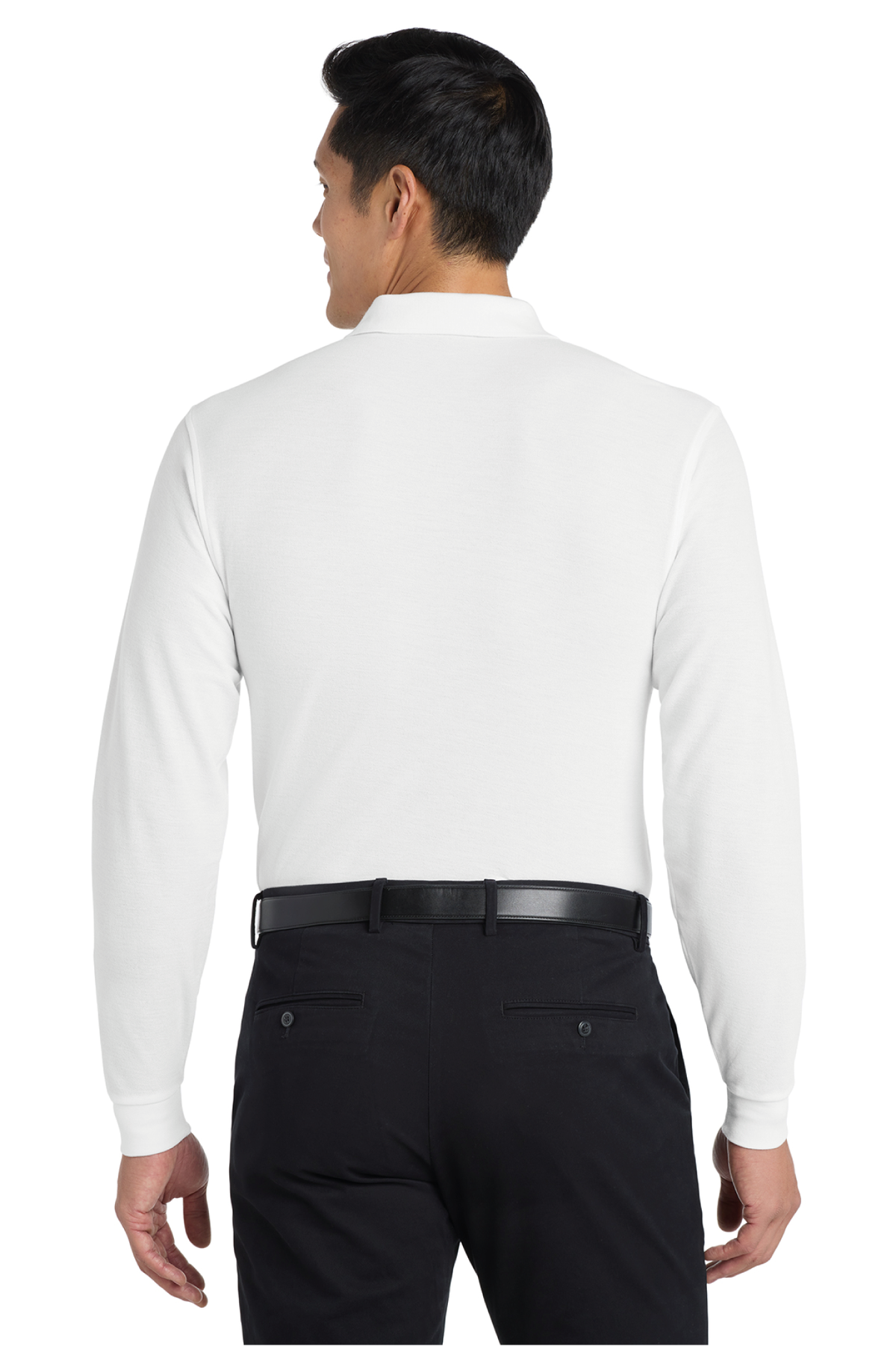 Port Authority - Port Authority Silk Touch Long Sleeve Polo. K500LS - WayMaker - School Store - Transfer Screen Print - #28457