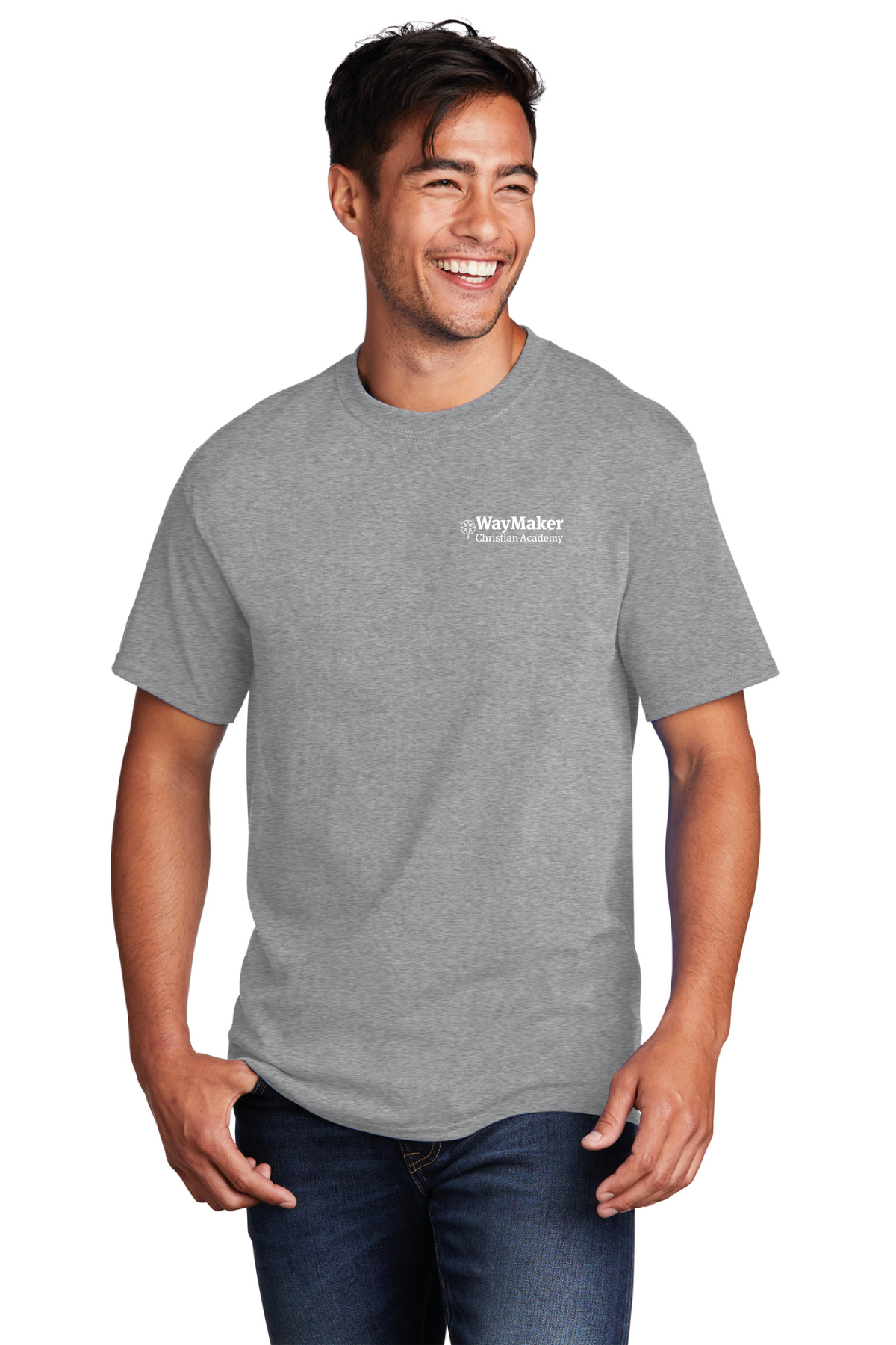 Port &amp; Company - Port &amp; Co Core Cotton Tee. PC54 - WayMaker - School Store - Transfer Screen Print - #28457
