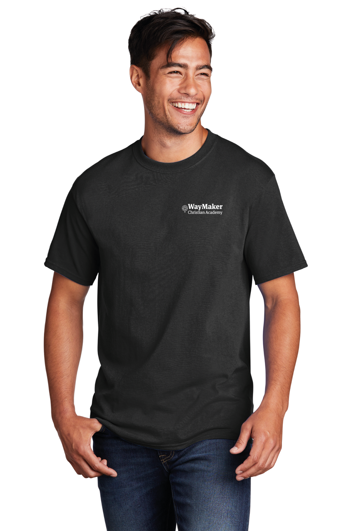 Port &amp; Company - Port &amp; Co Core Cotton Tee. PC54 - WayMaker - School Store - Transfer Screen Print - #28457